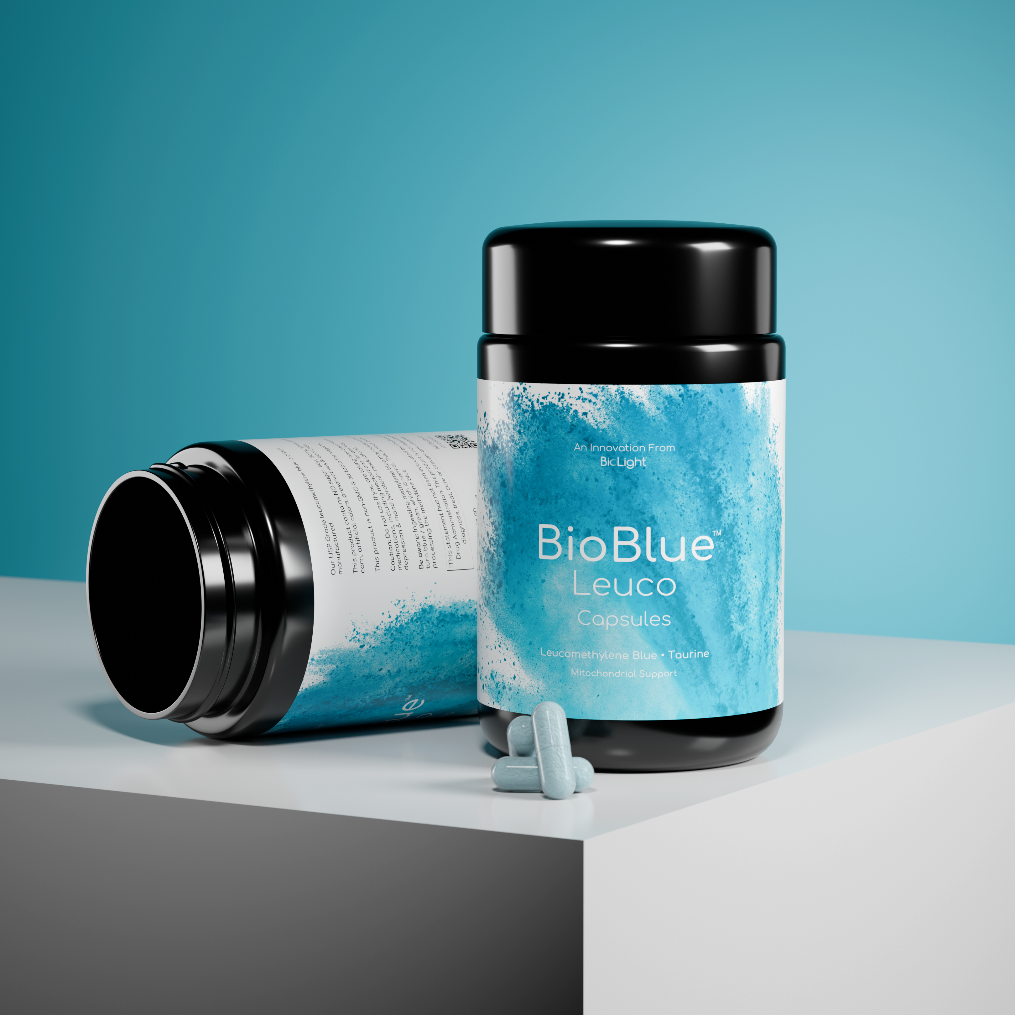 BioBlue Leuco Capsules - Enhanced Brain & Mitochondrial Support with 100% Plant-Derived Ingredients