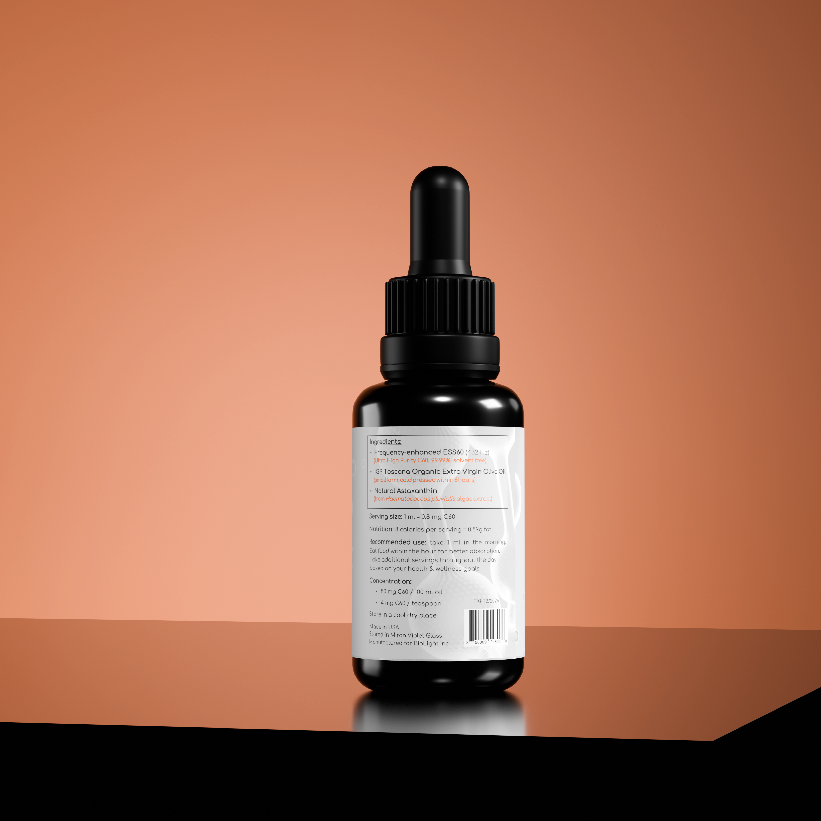 BioC60: Antioxidant for Longevity & Energy | Regular & Concentrated