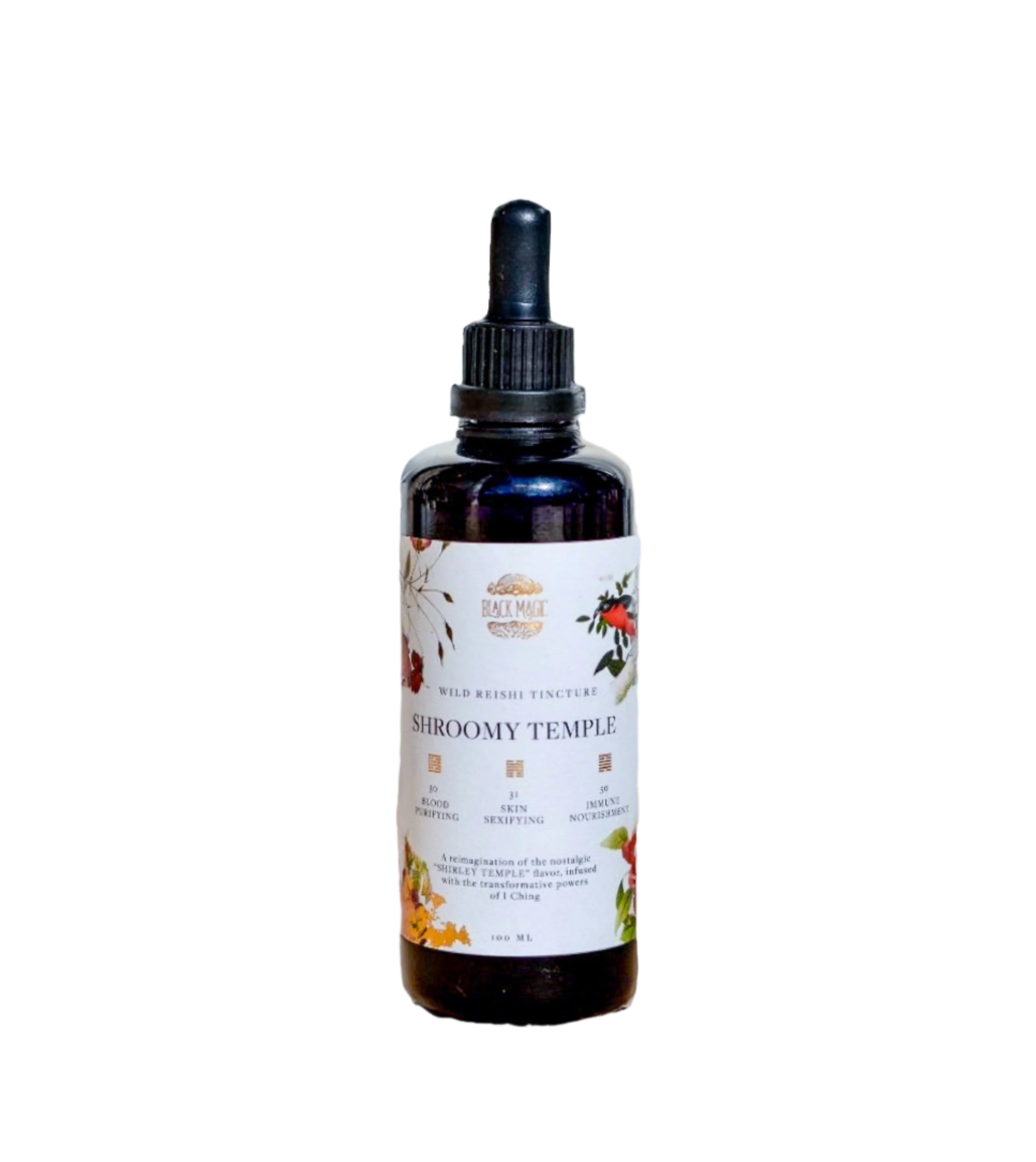 The Shroomy Temple | Wild Reishi Mushroom Tincture by Black Magic Alchemy