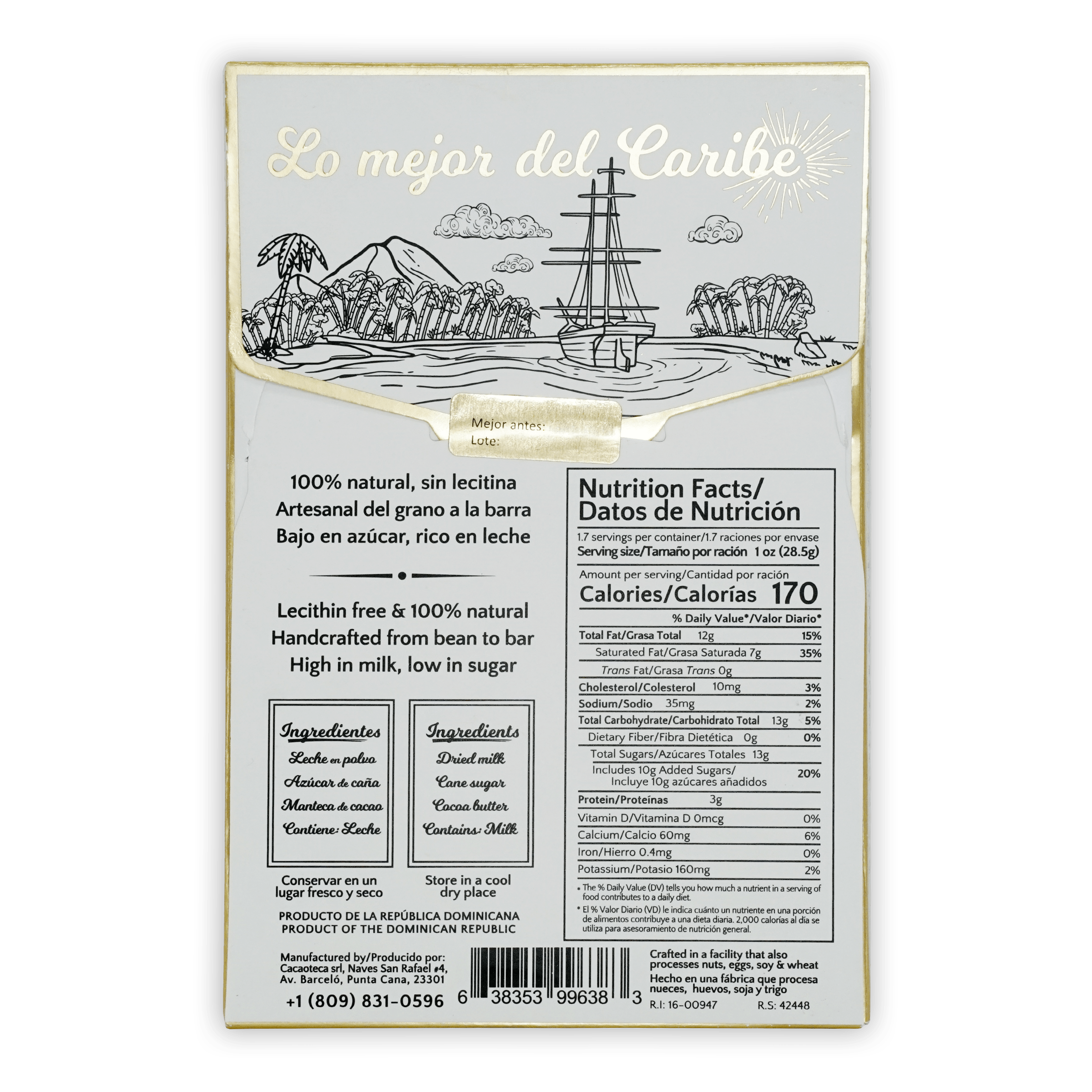 Cacaoteca White Chocolate 32% by Farm2Me