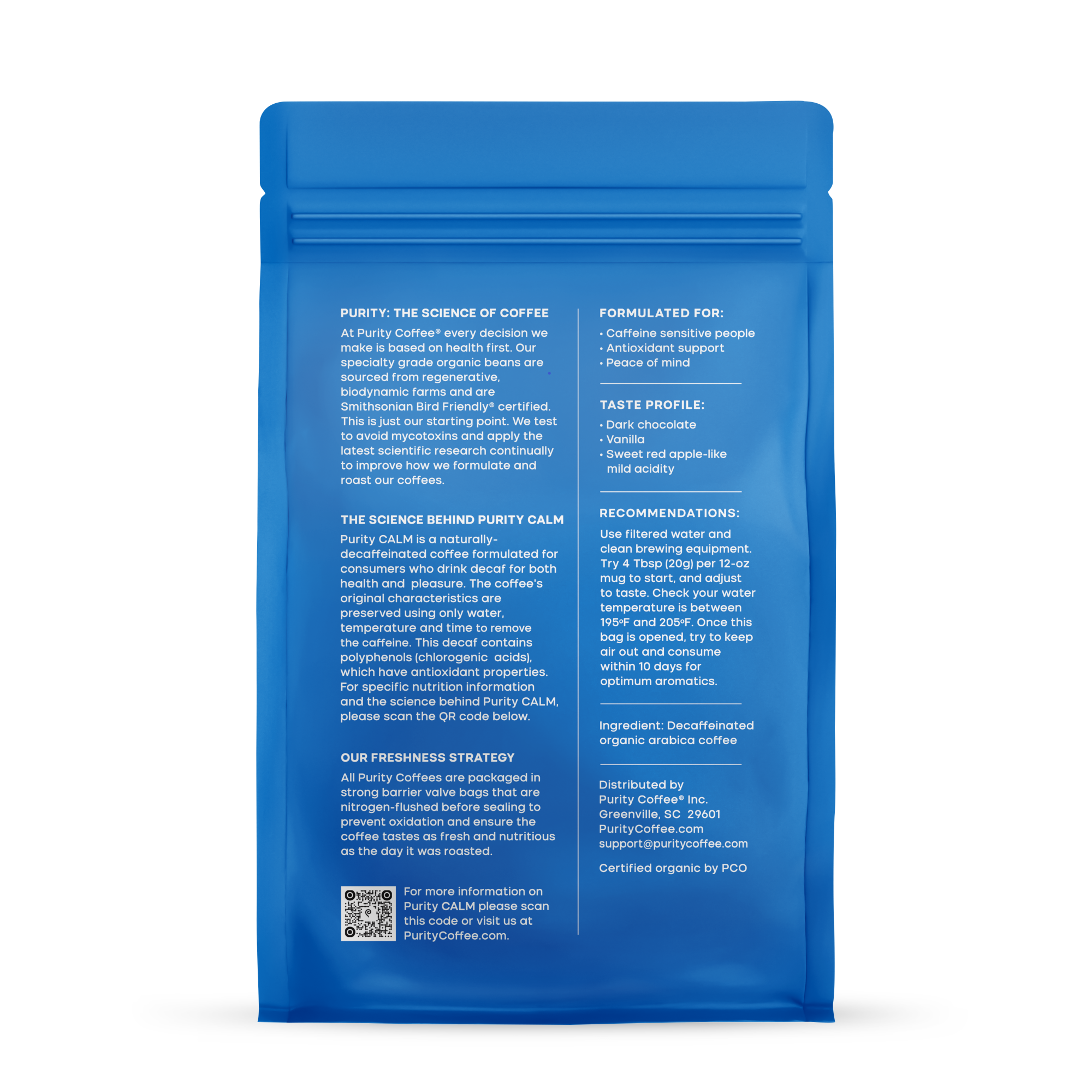 CALM: Decaf Ground Coffee