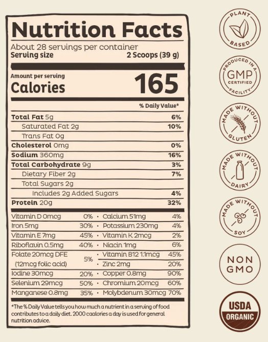 Kos Organic Plant Protein