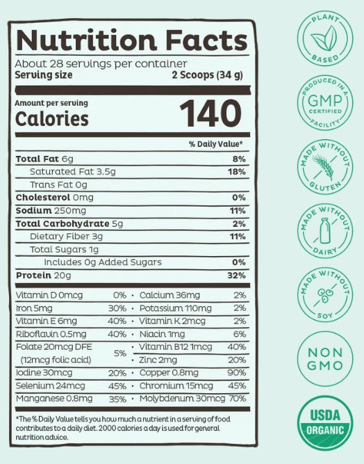 Kos Organic Plant Protein