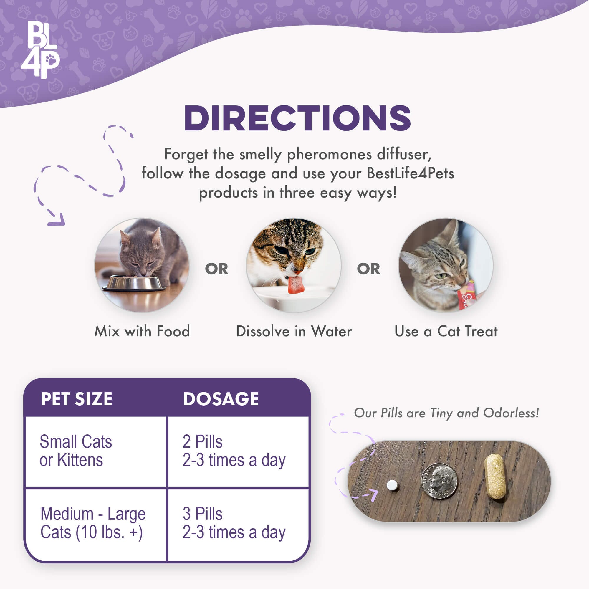Peaceful Paws Cat Aggression & Anxiety Management for Stress, Spraying, Territorial Behavior by BestLife4Pets