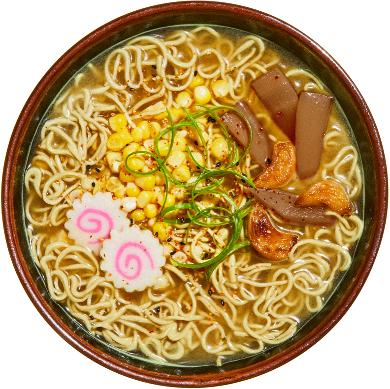 Black Garlic "Chicken" Ramen by immi