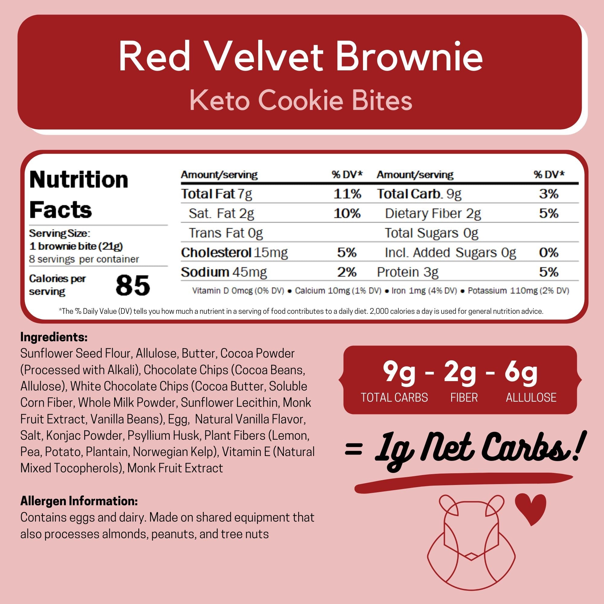 Keto Cookie Bites by ChipMonk Baking