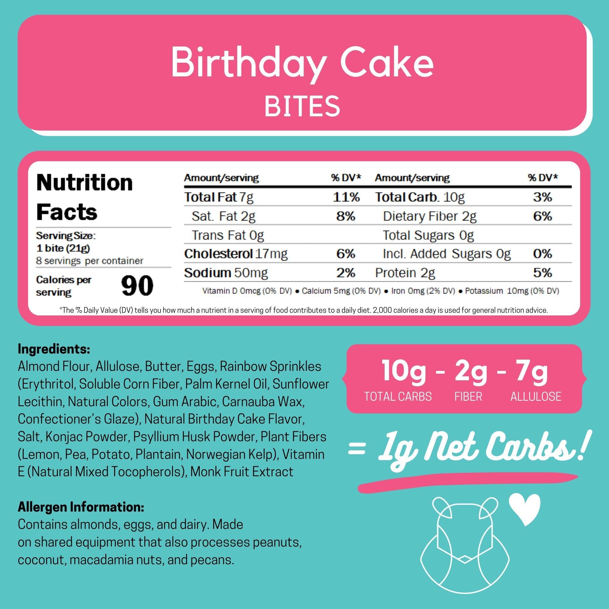 Keto Cookie Bites by ChipMonk Baking