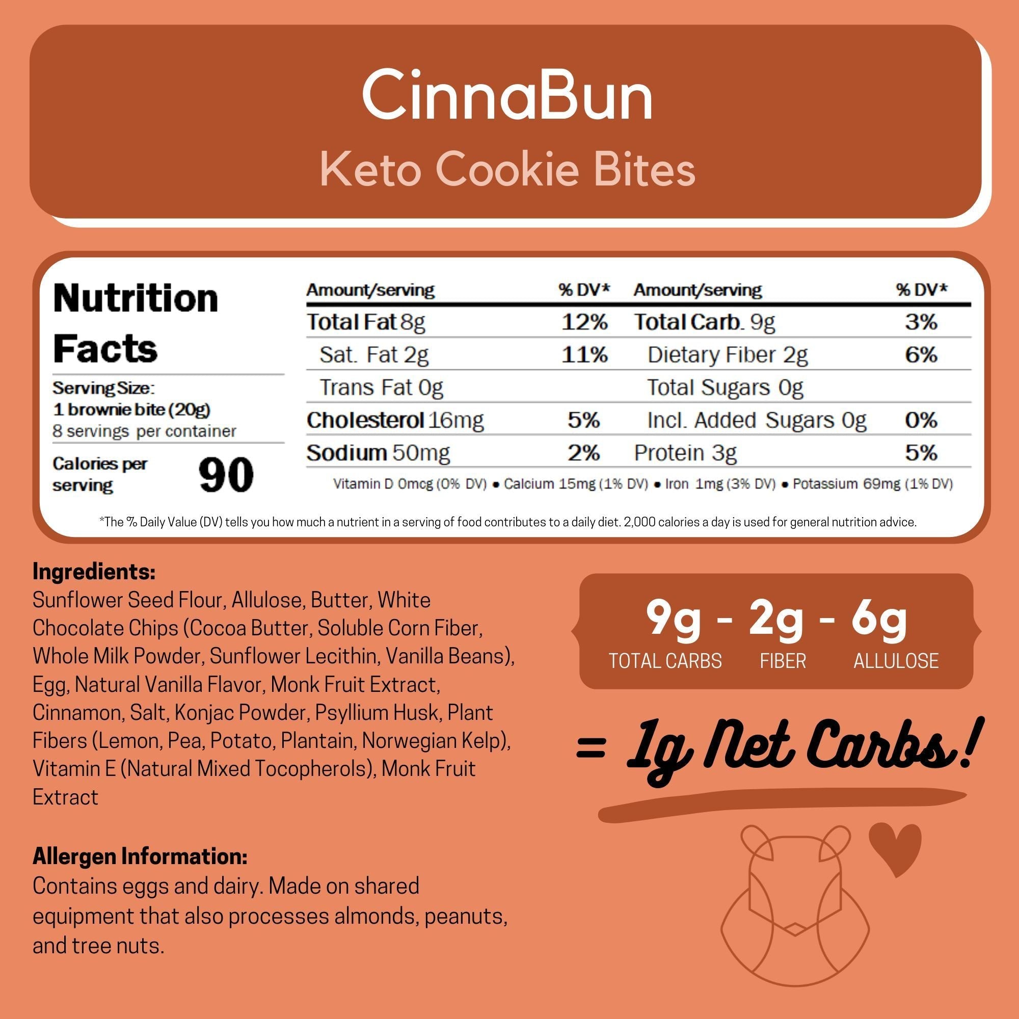 Keto Cookie Bites by ChipMonk Baking