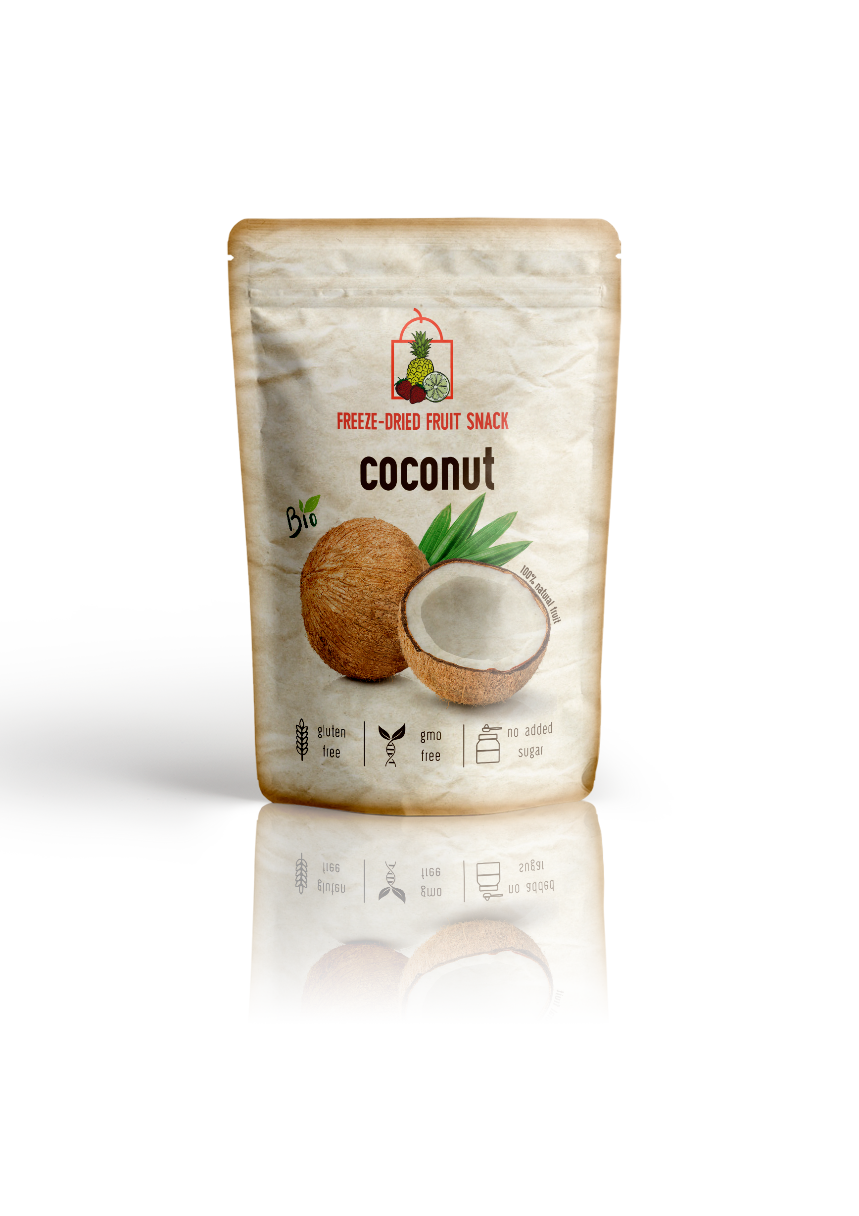 Freeze-Dried Organic Coconut Snack by Diaita Foods (Worldwide Shipping)