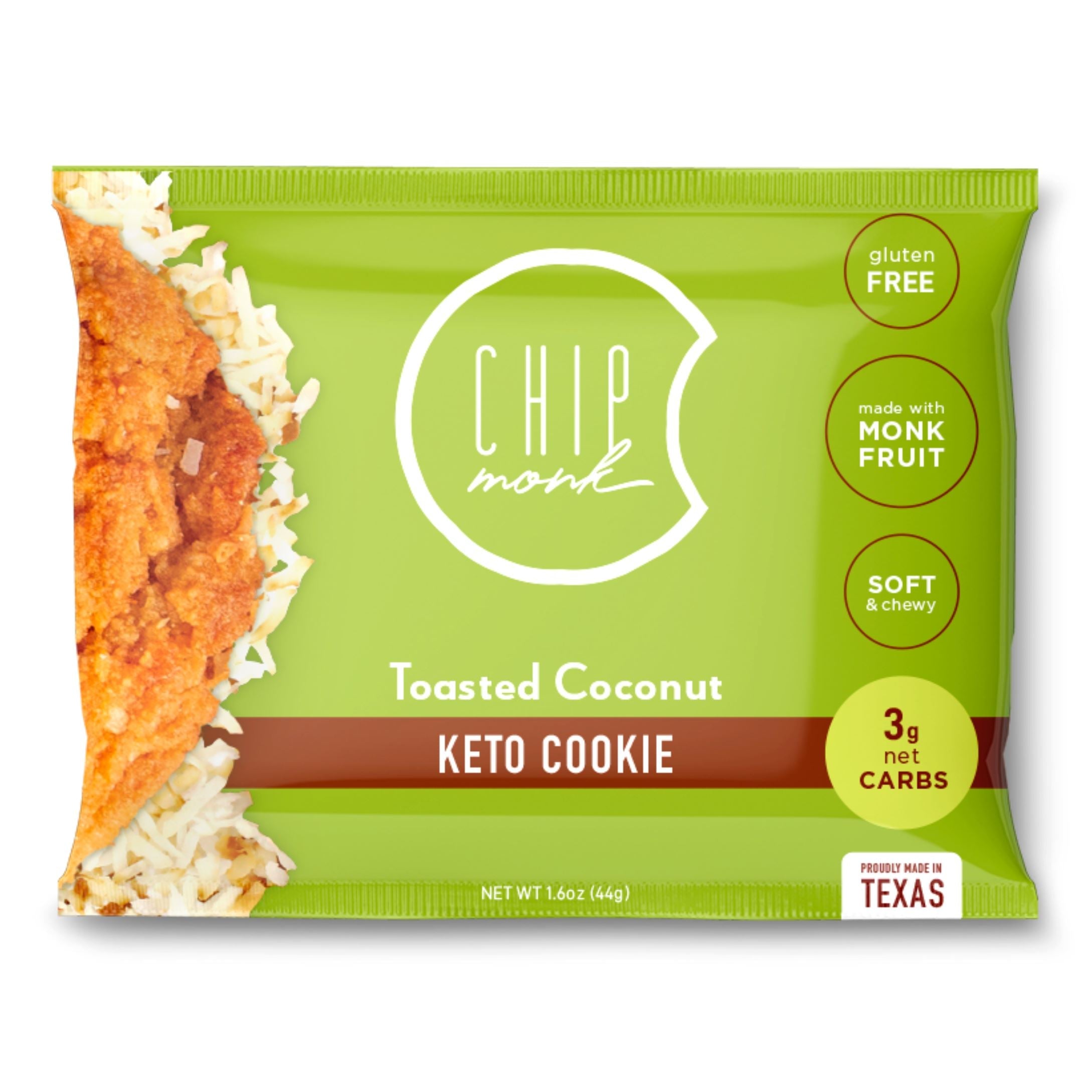 Coconut Keto Cookies by ChipMonk Baking