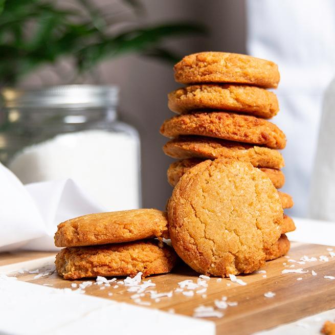 Coconut Keto Cookies by ChipMonk Baking