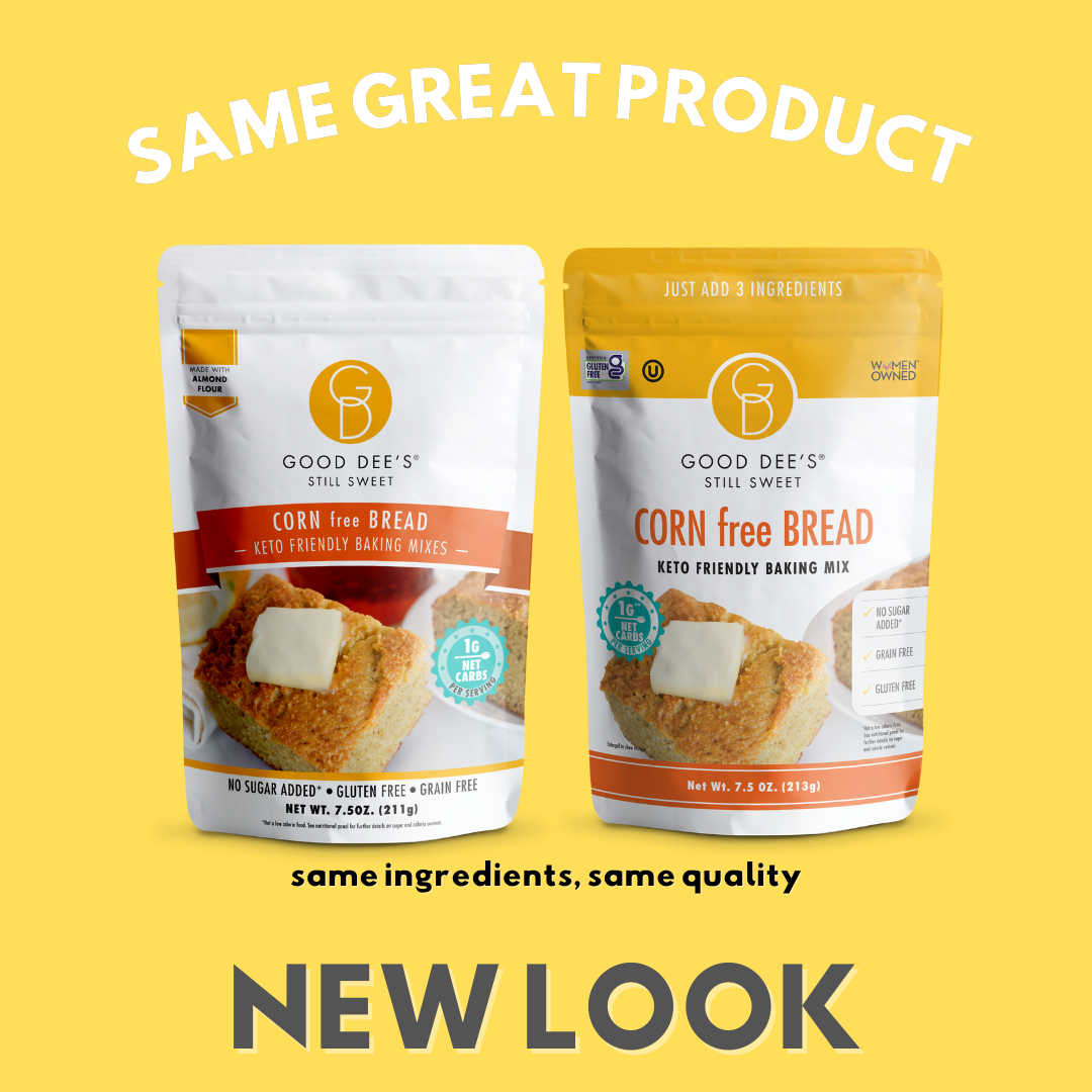 It’s back! Corn (free) Keto Bread Mix - Gluten Free and No Added Sugar by Good Dee's