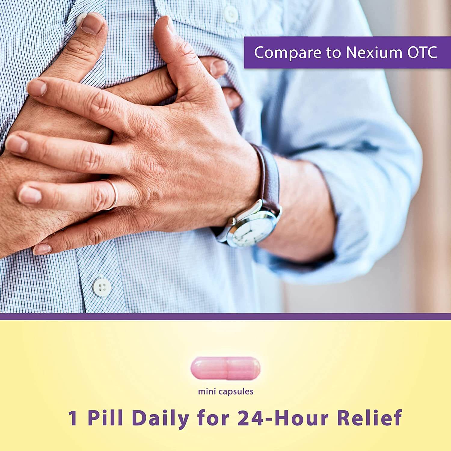 Esomeprazole 20 mg Capsules (Nexium Generic), 42 ct by Curist