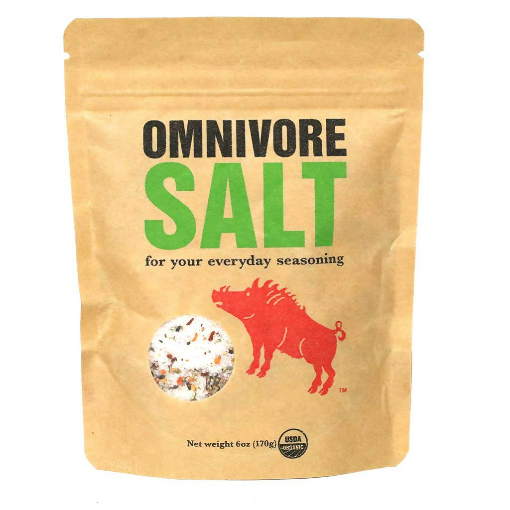 Omnivore Salt - Sea Salt 6 oz. Bag - 6 Bags x 6oz case by Farm2Me