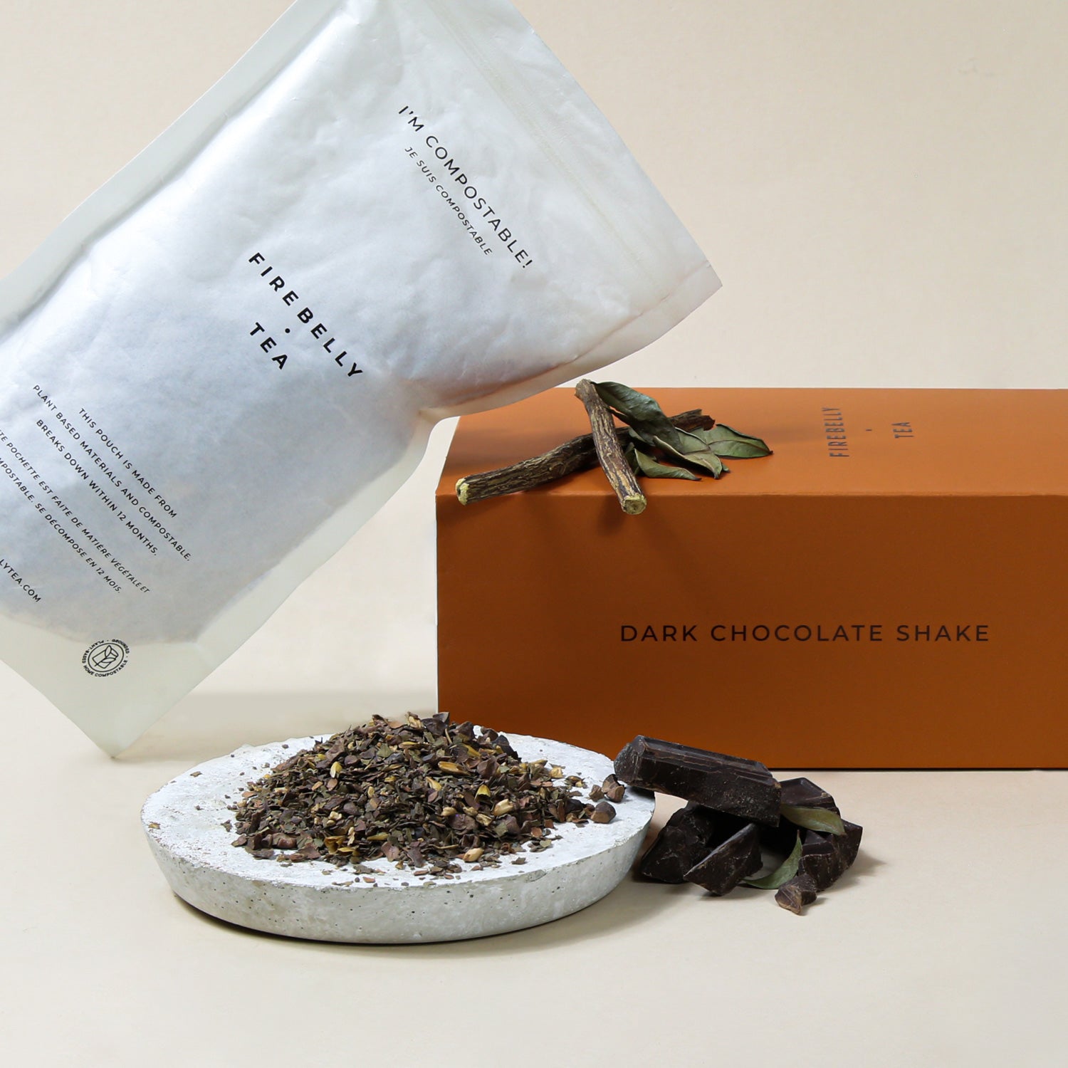 Dark Chocolate Shake by Firebelly Tea