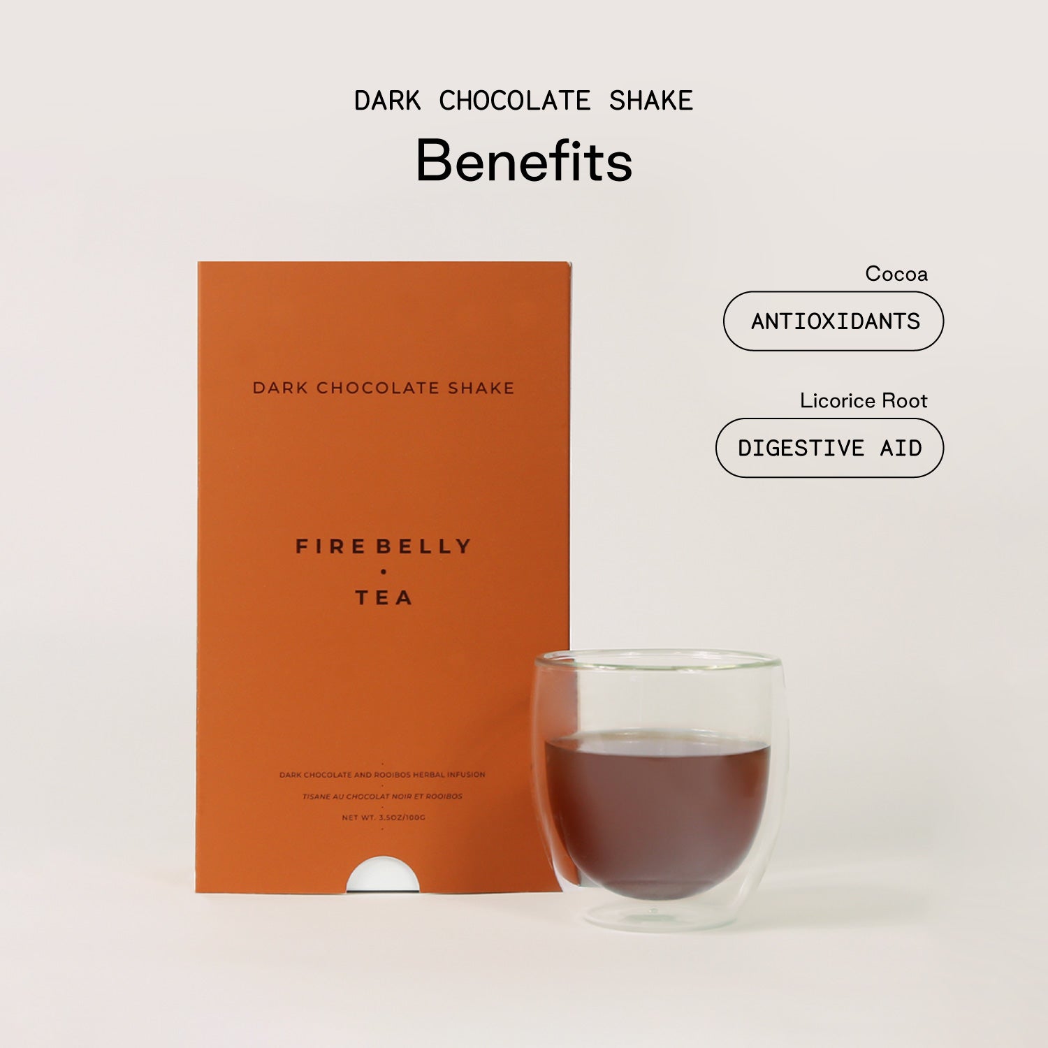 Dark Chocolate Shake by Firebelly Tea