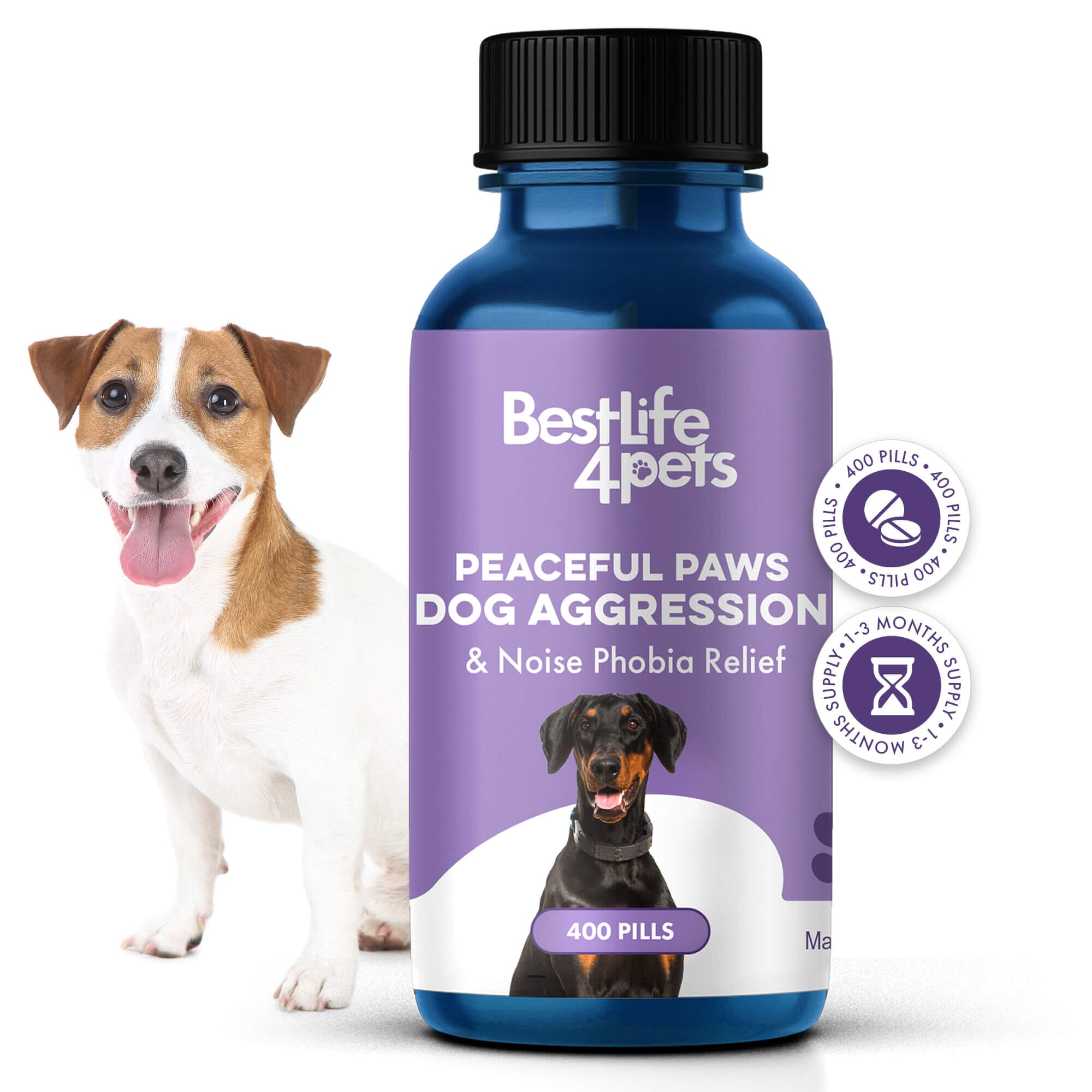 Peaceful Paws Dog Aggression Management and Noise Phobia Remedy by BestLife4Pets