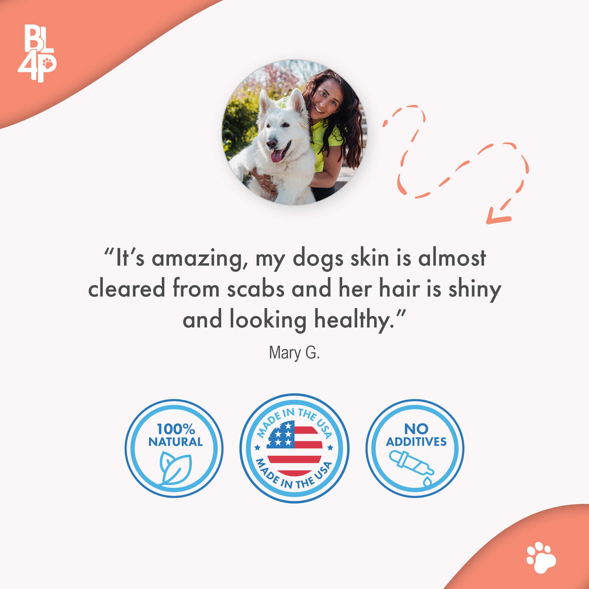 Healthy Skin & Coat for Dogs by BestLife4Pets