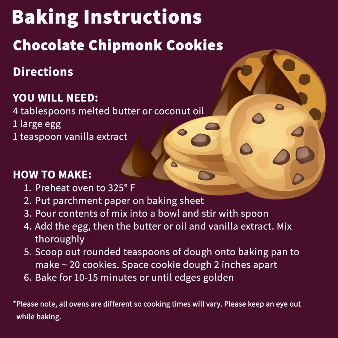 Dry Mixes by ChipMonk Baking