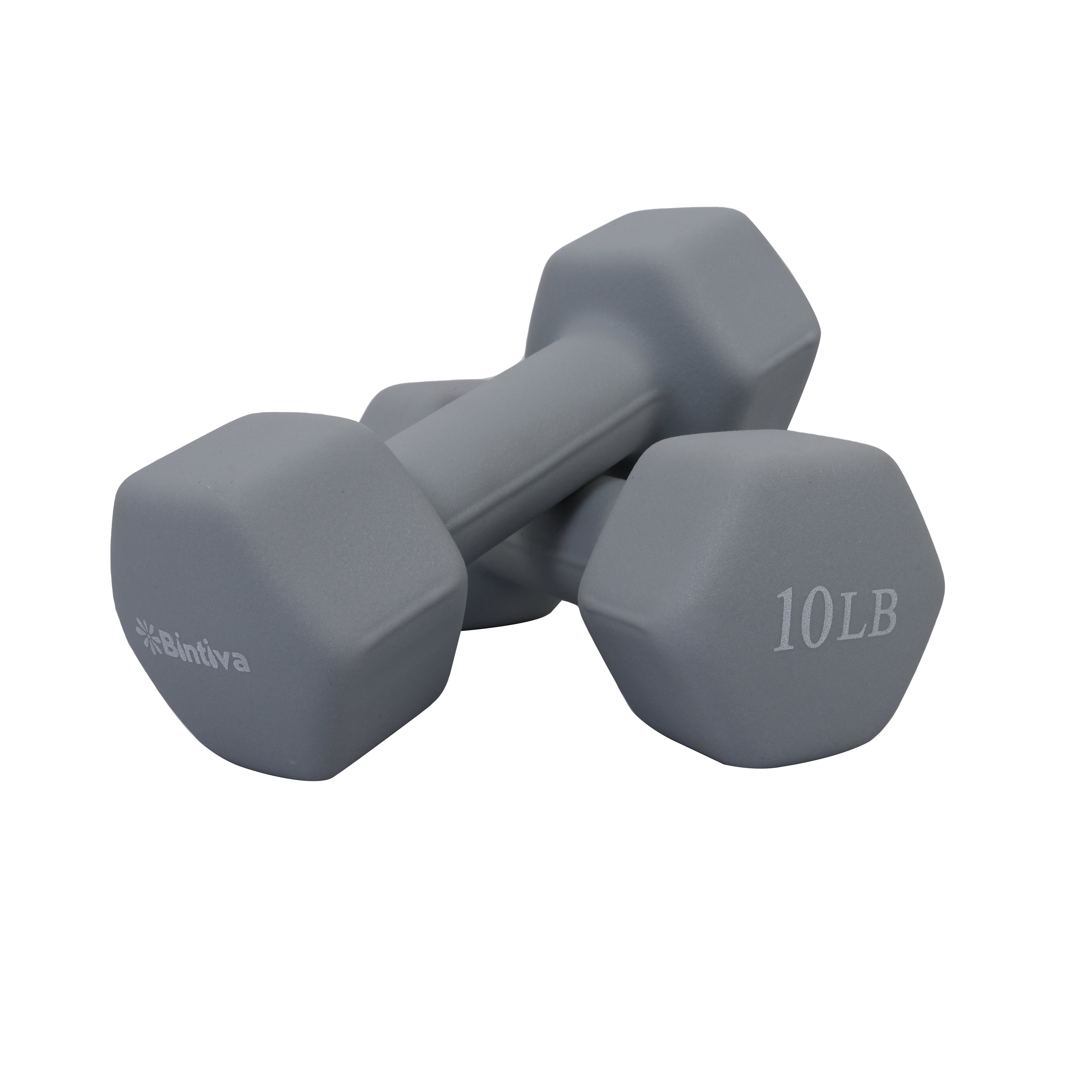 Neoprene Hexagon shaped dumbbells - Earth Tones by Bintiva