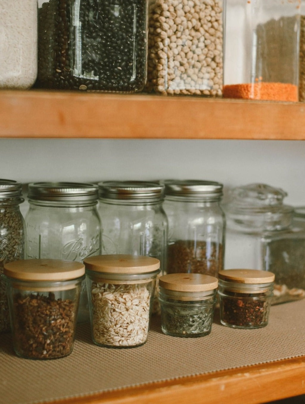 Solid Bamboo Mason Jar Lids
