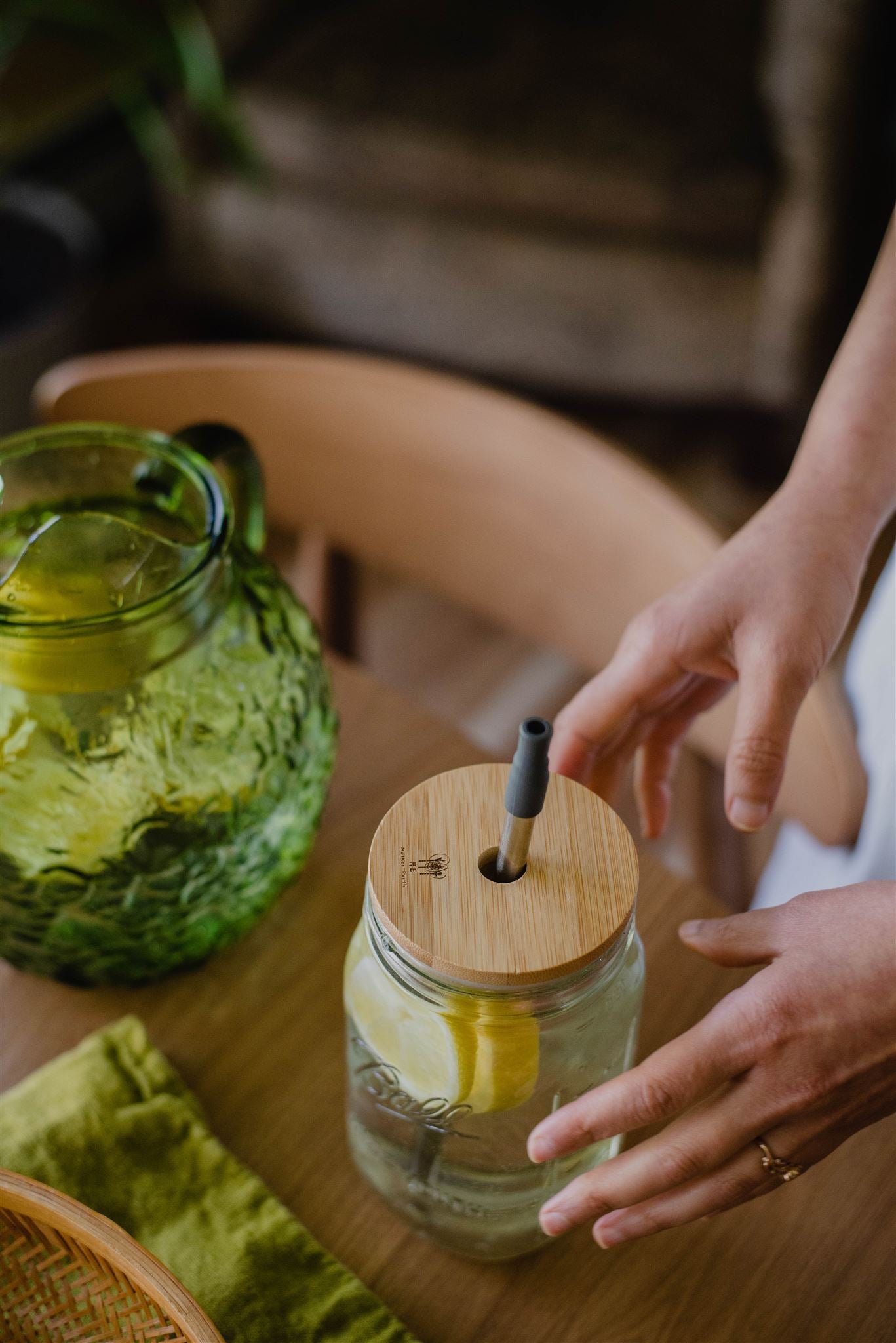 Imperfect Bamboo Mason Jar Lids