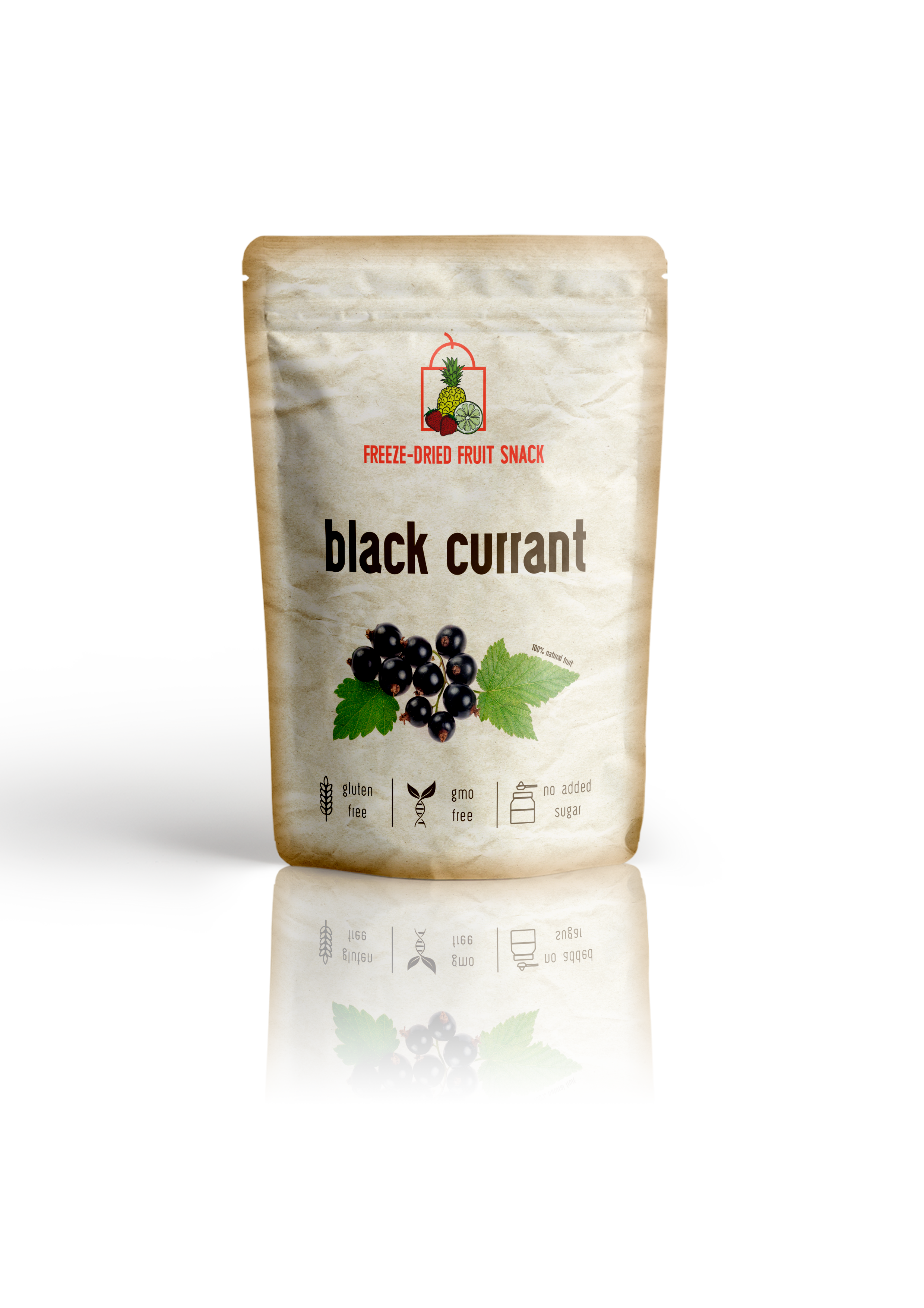 Freeze Dried Black Currant Snack by Diaita Foods (Worldwide Shipping)