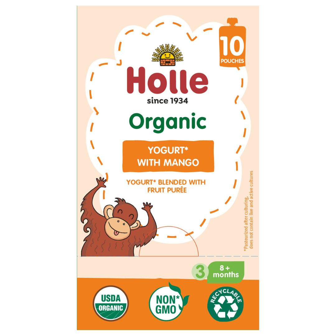 Holle Organic Yogurt Pouches - Mango by Holle USA