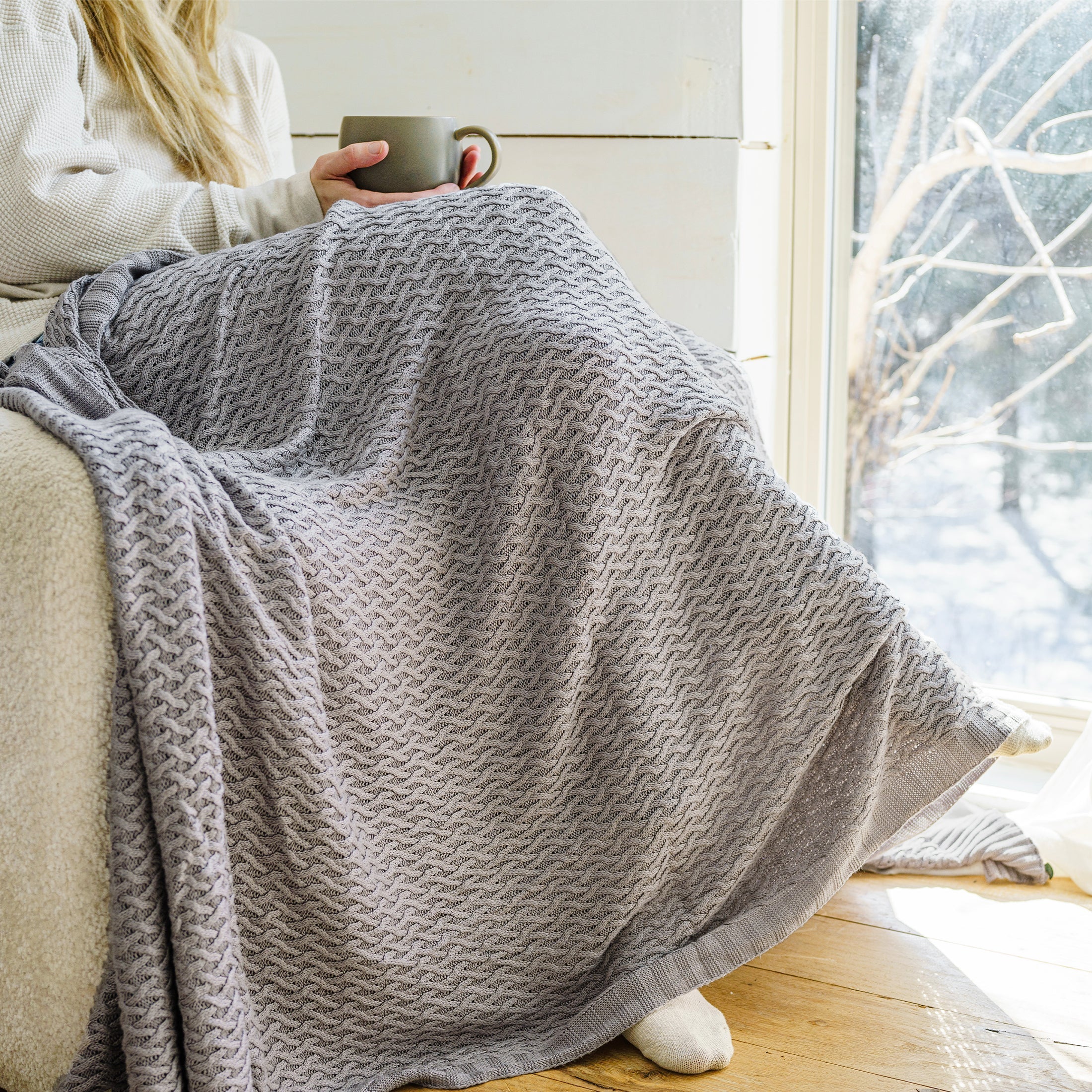 Knitted Throw