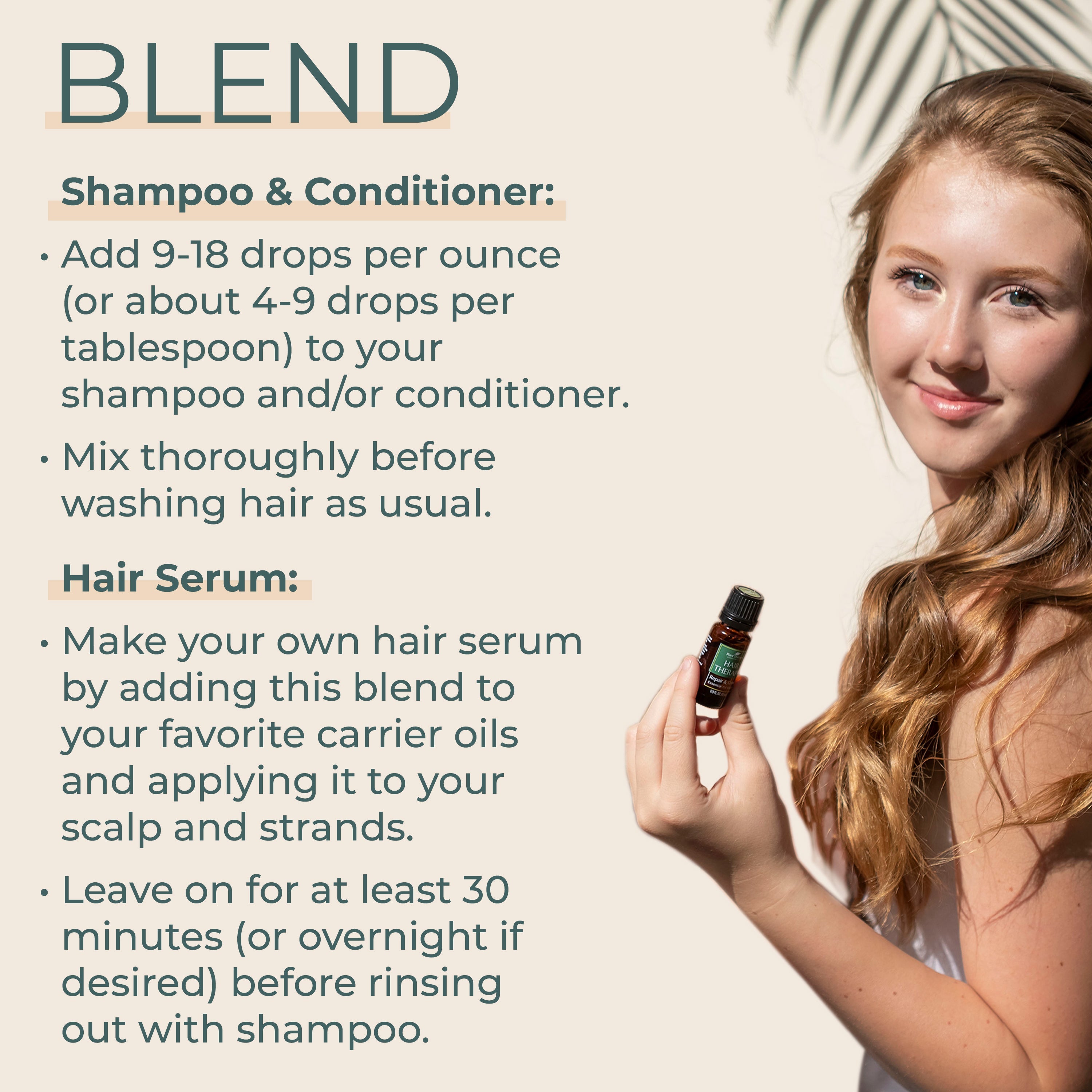 Hair Therapy Blend & Serum Set by Plant Therapy