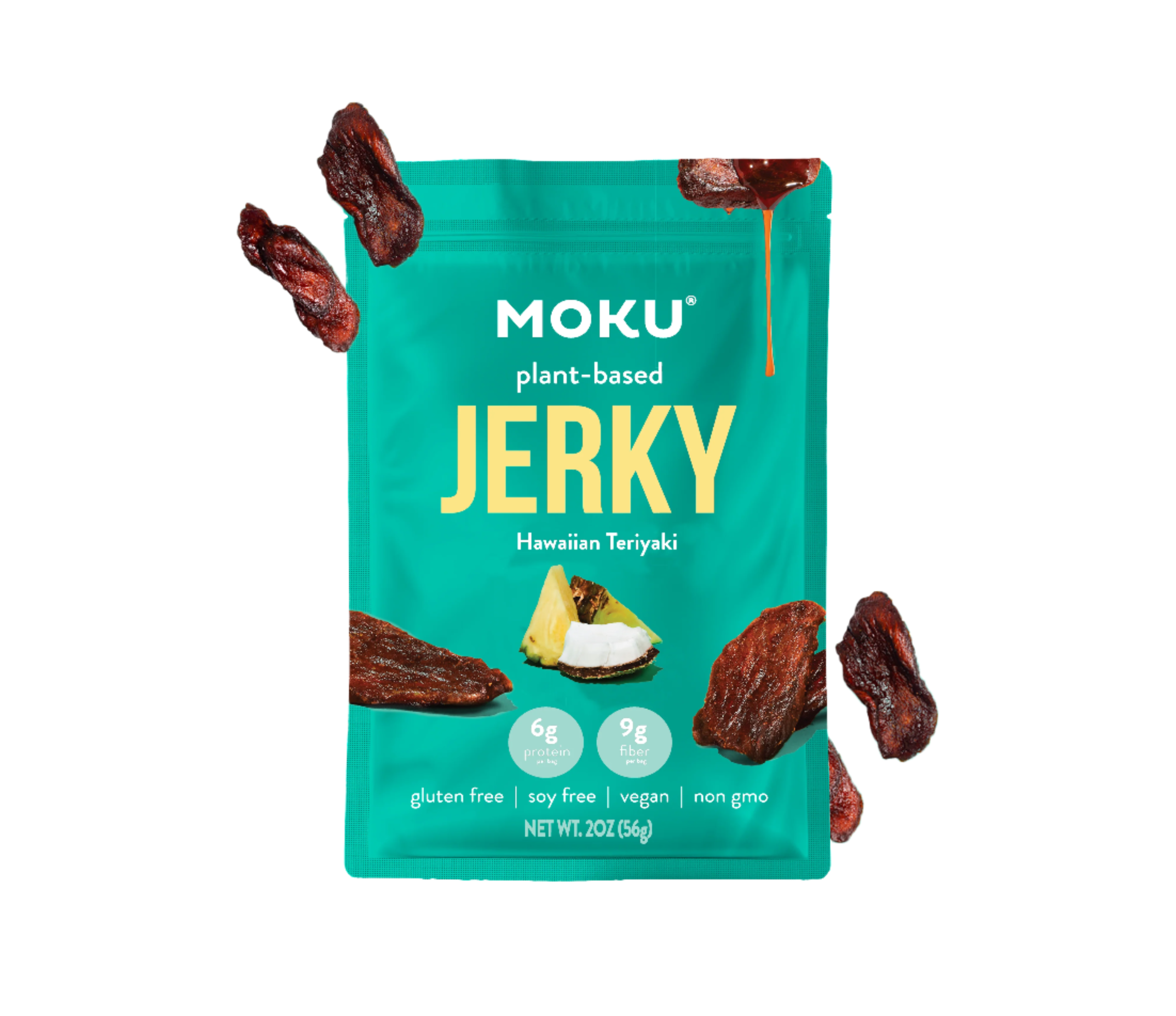 Hawaiian Teriyaki Mushroom Jerky by Moku Foods