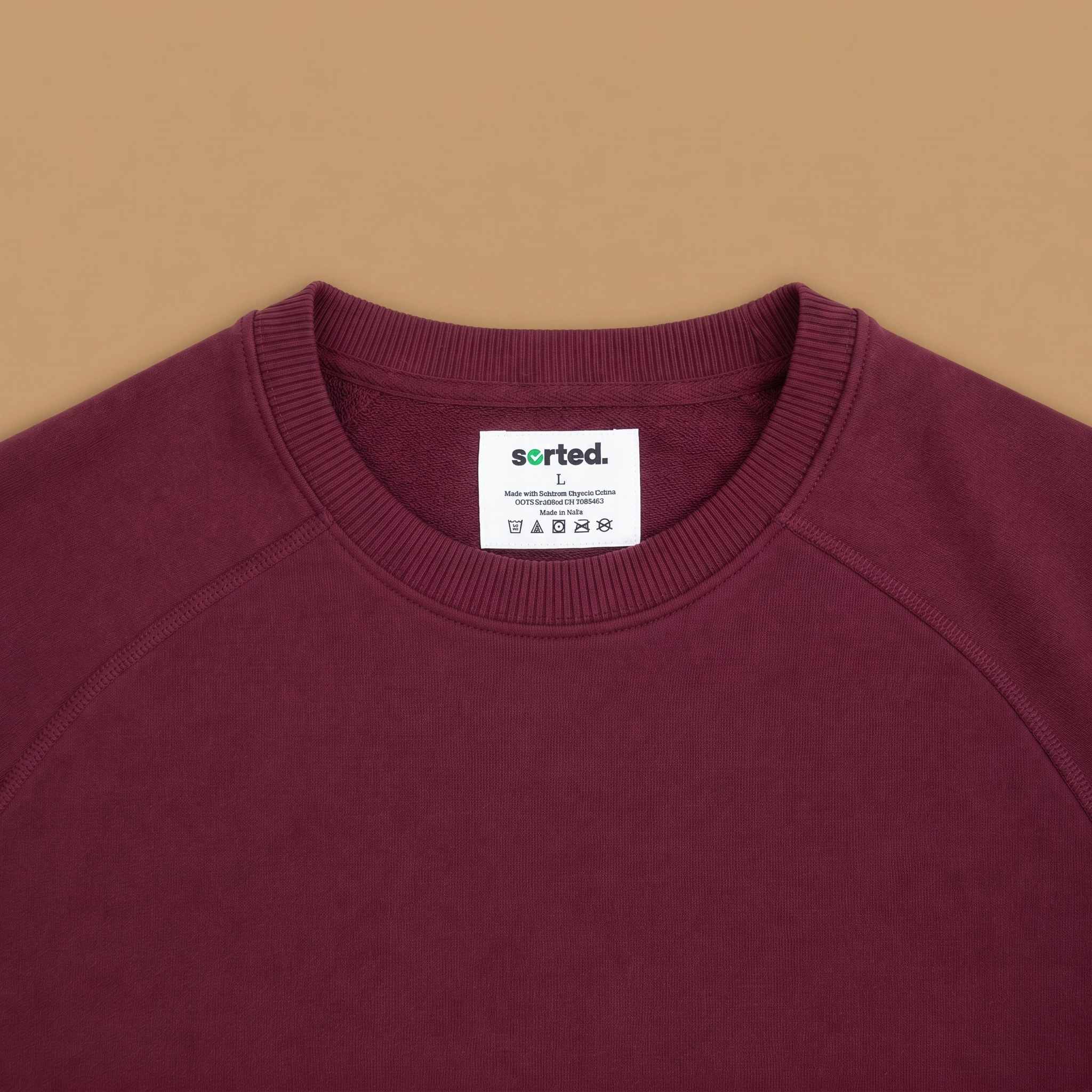 Organic Cotton Midweight Raglan Crewneck
