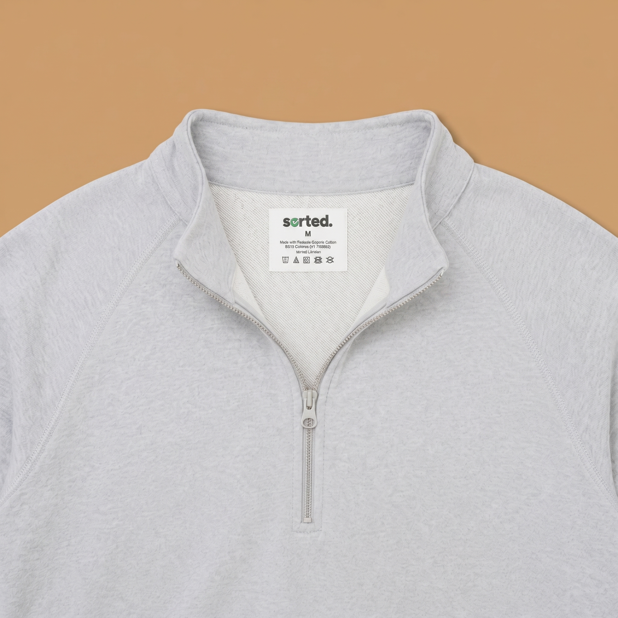 Organic Cotton Midweight Raglan Quarterzip