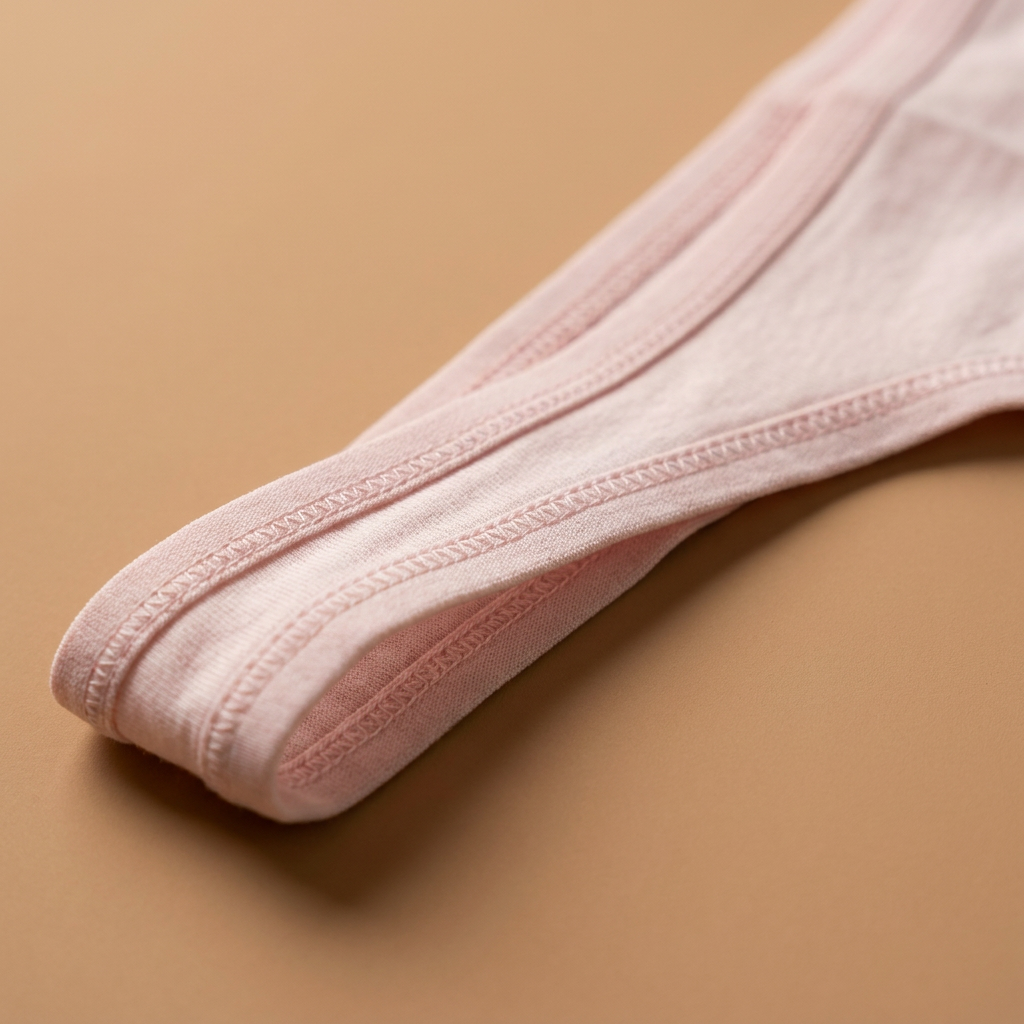 Organic Cotton Thong - Jet Black