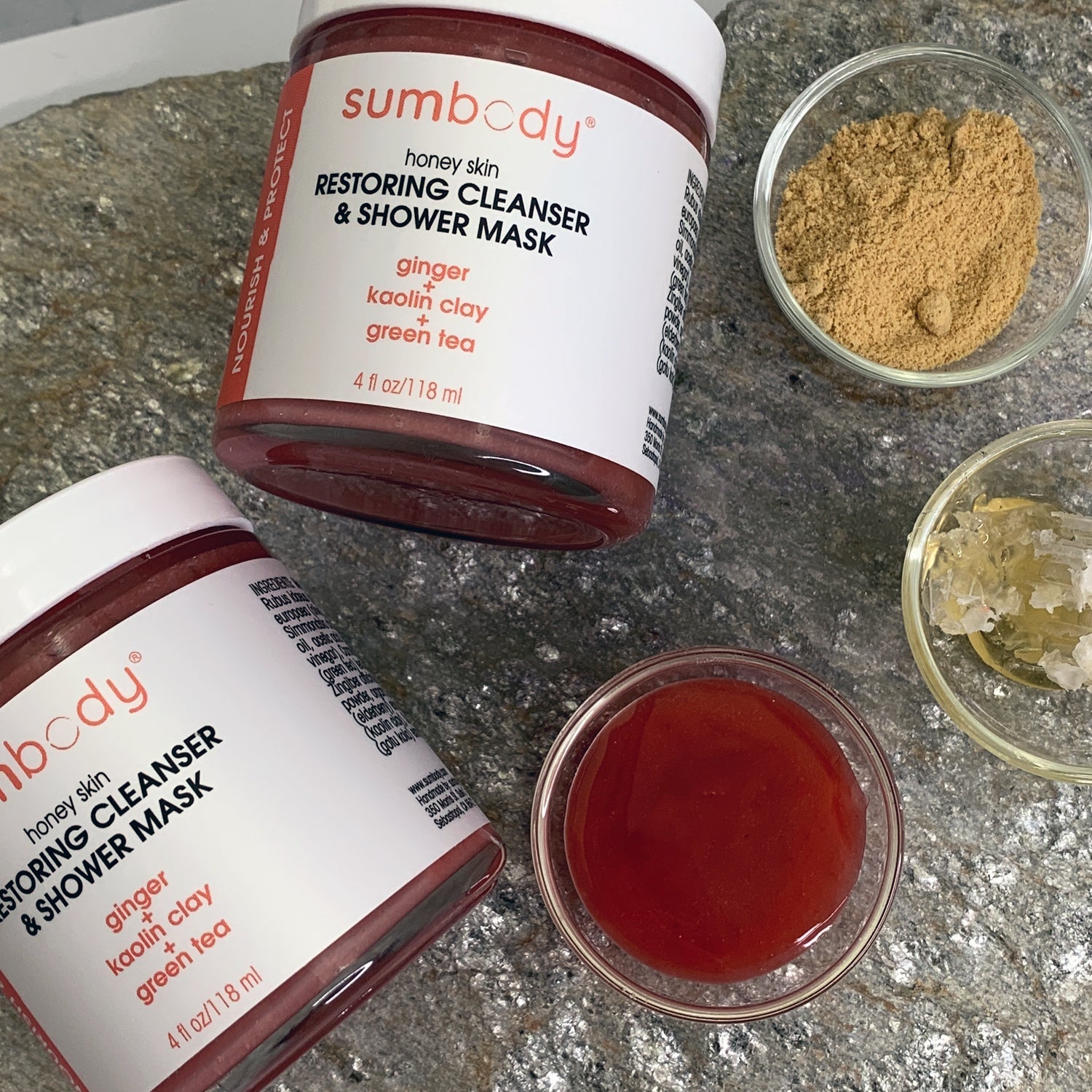 Honey Skin Restoring Cleanser & Shower Mask by Sumbody Skincare