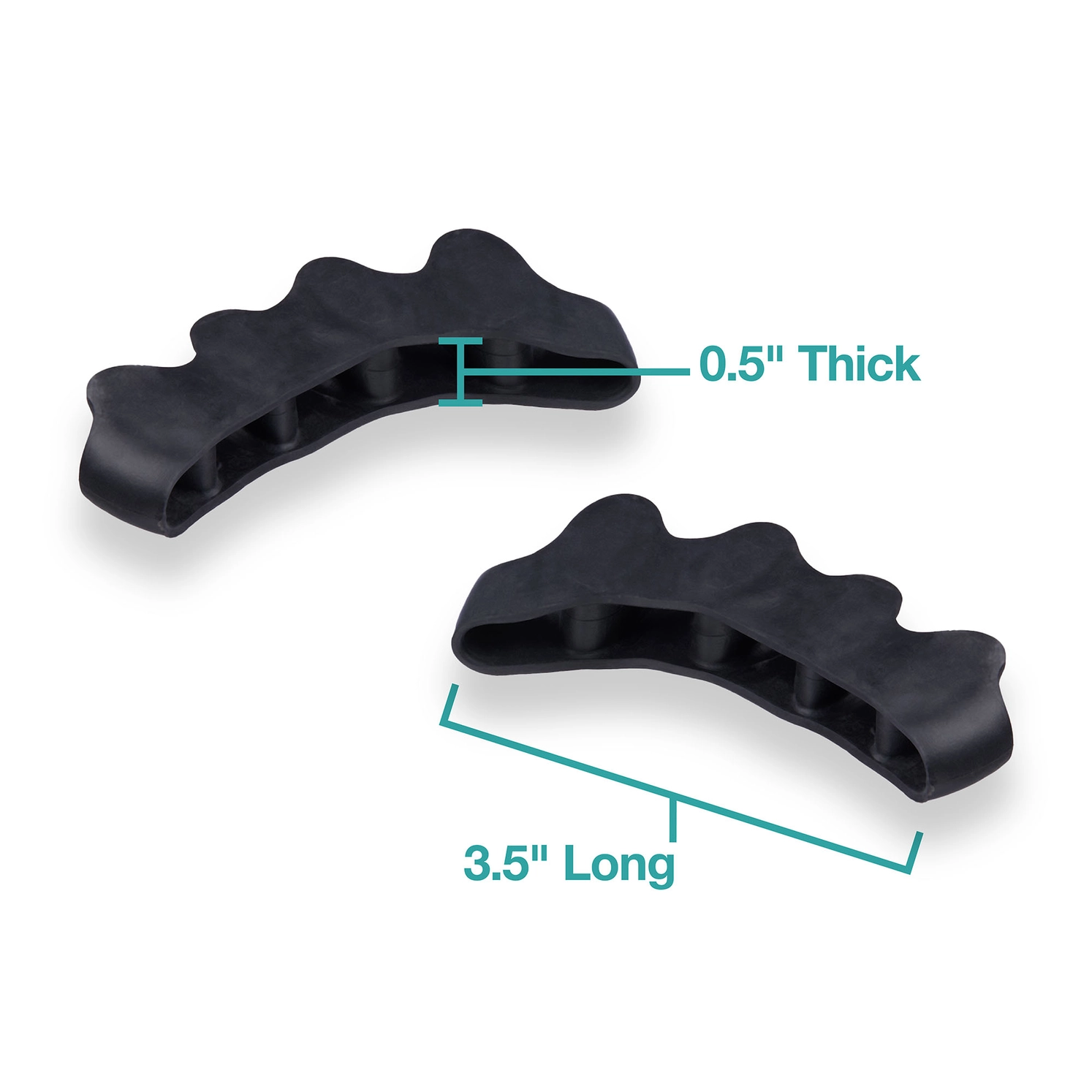 Silicone Toe Spacers for Correct Toe Alignment - 1 Pair by ZenToes