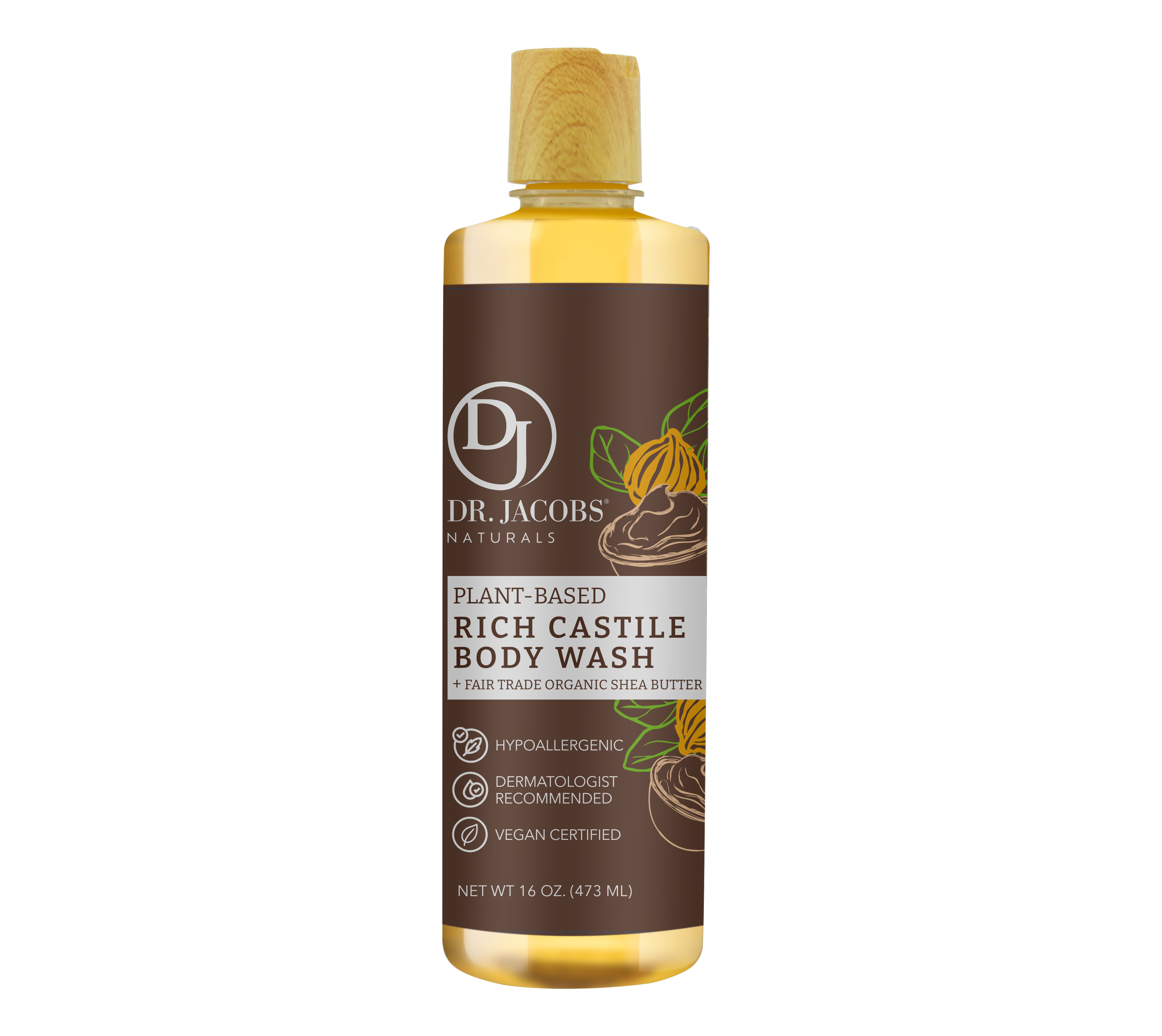 Shea Butter Castile Body Wash by Dr. Jacobs Naturals