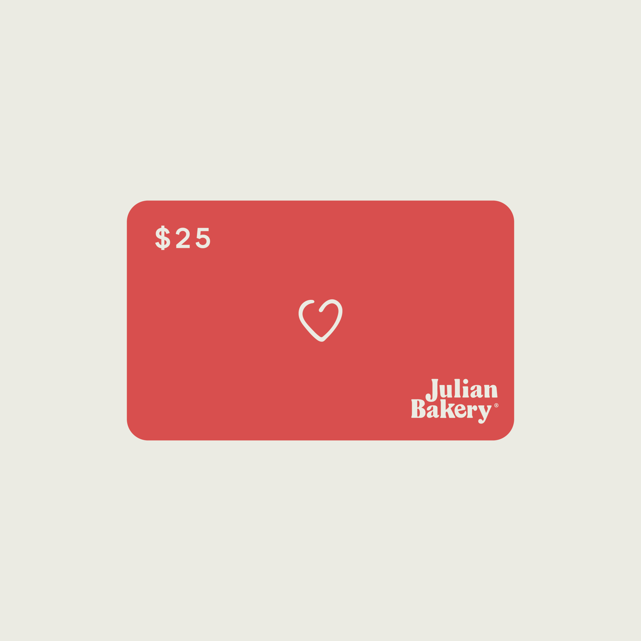 Julian's Gift Card