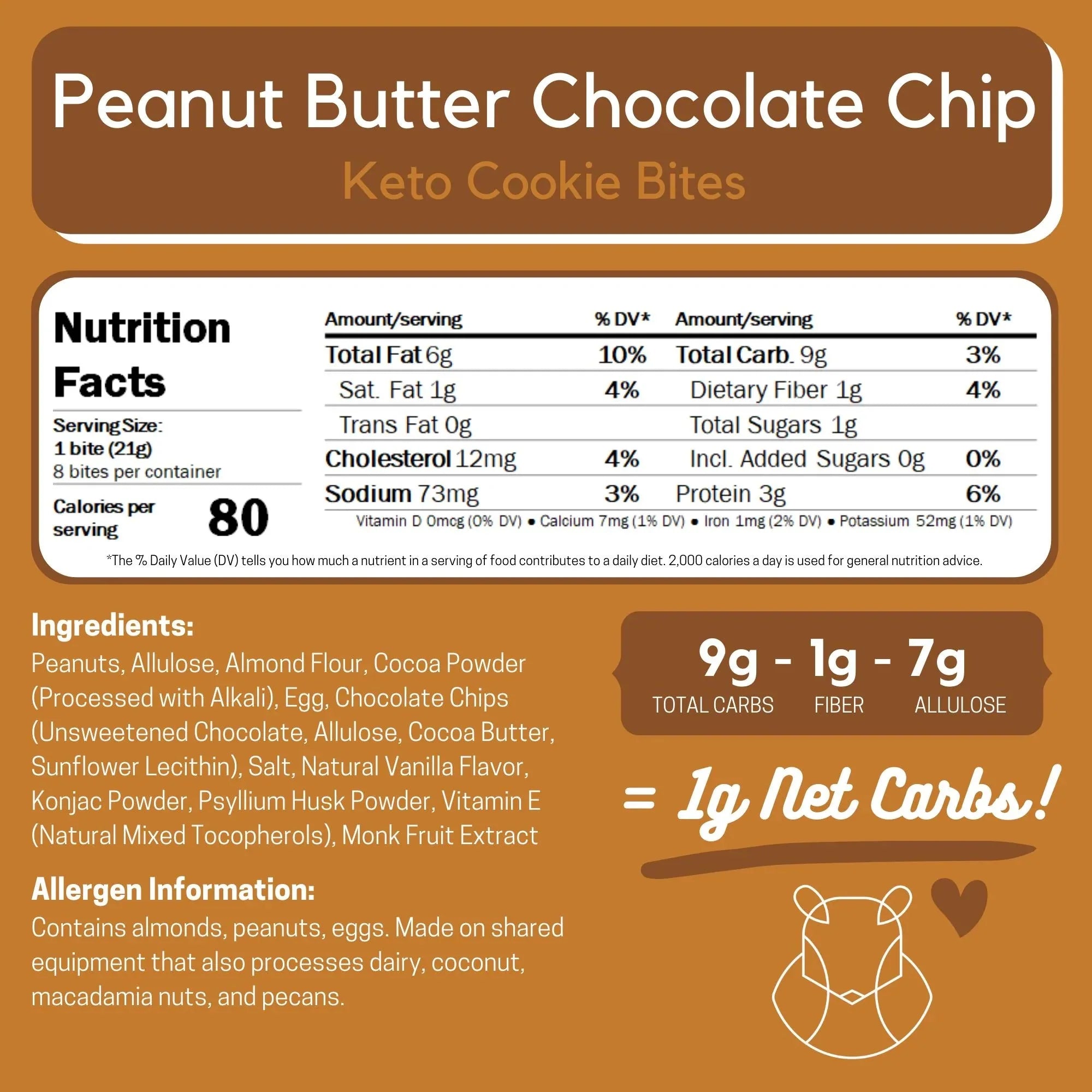 Keto Cookie Bites by ChipMonk Baking