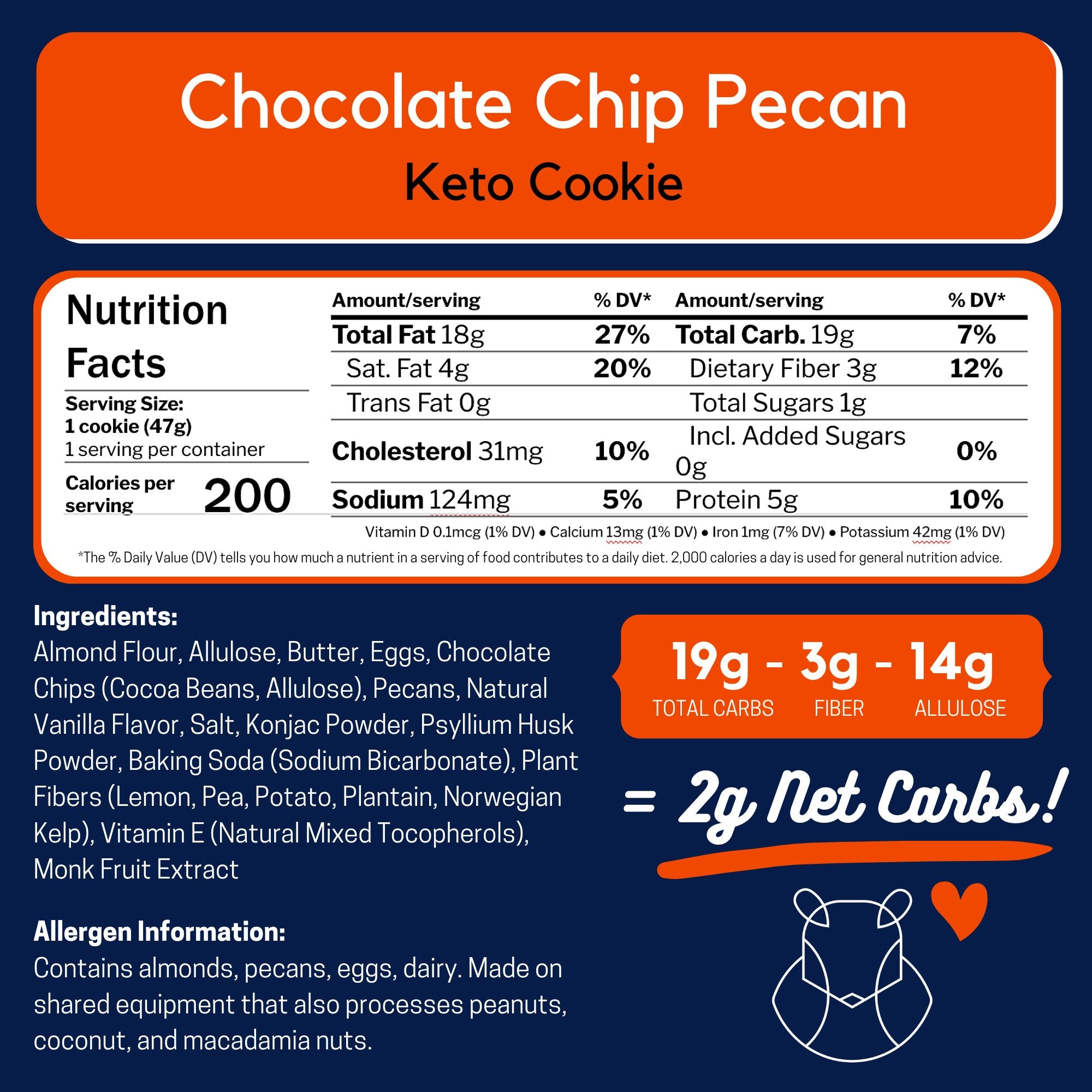 Keto Cookies by ChipMonk Baking