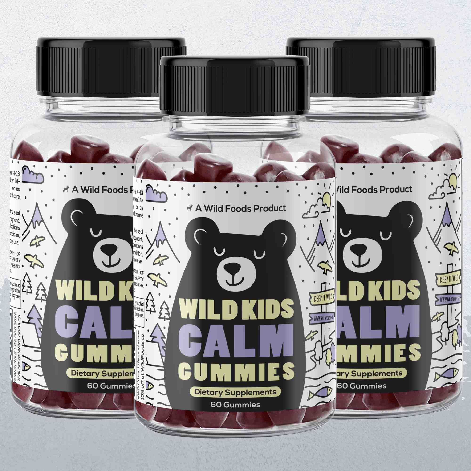 Wholesale of 60 - Wild Kids Calm Gummies