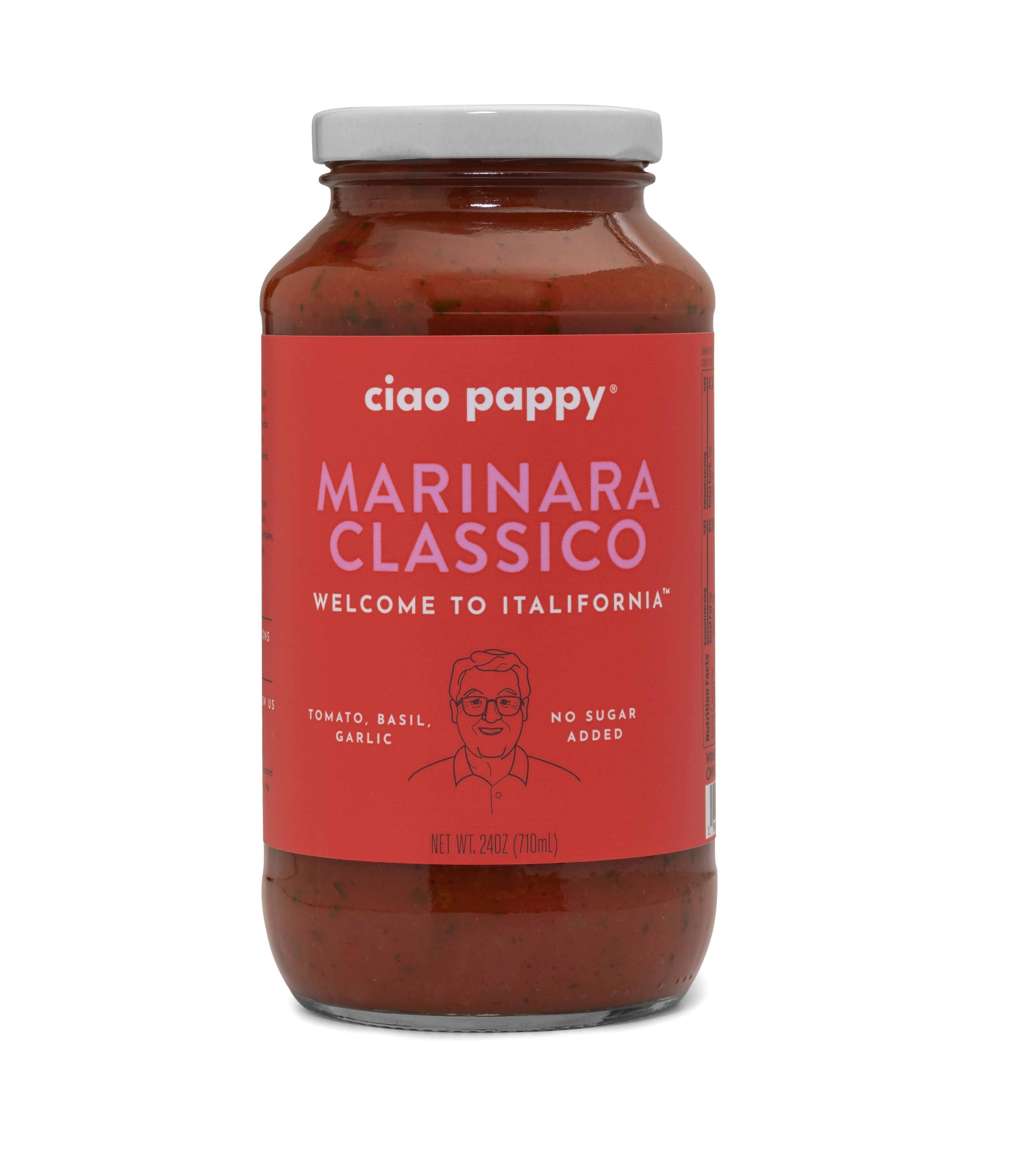 Ciao Pappy Marinara Classico bottle - 12 bottles case by Farm2Me
