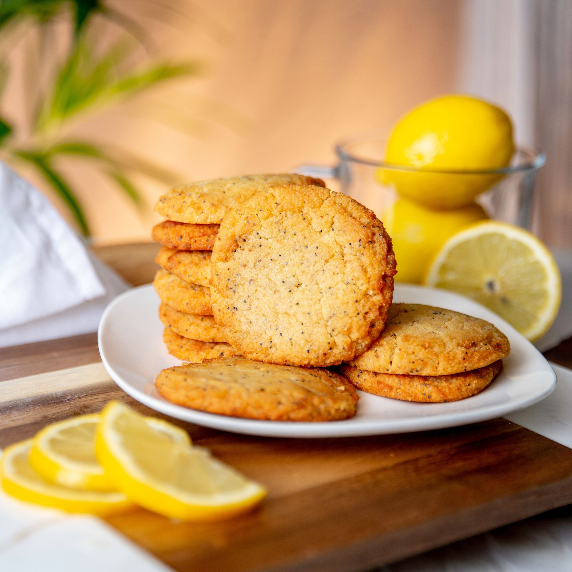 Lemon PoppySeed Keto Cookies by ChipMonk Baking