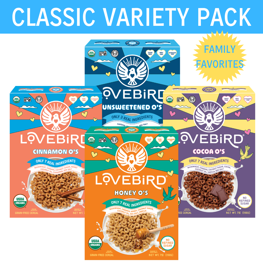 Lovebird Cereal Sampler Pack