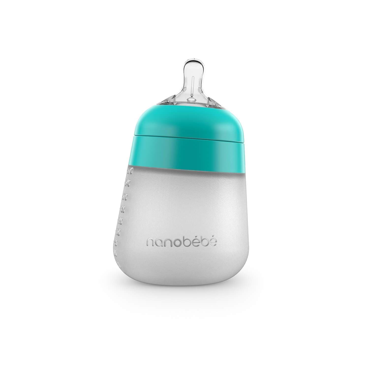 9oz Flexy Silicone Baby Bottle by Nanobébé US