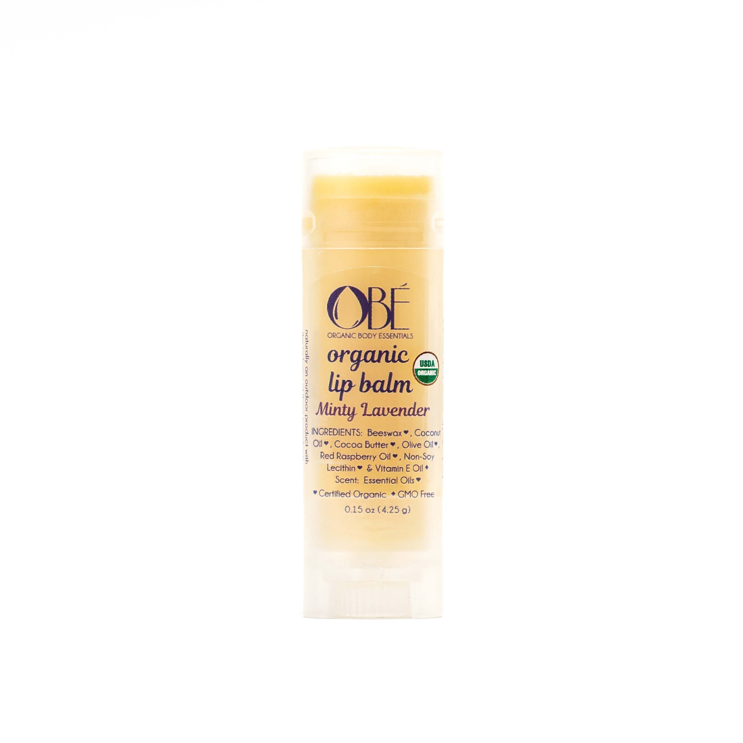 Organic Lip Balm - Minty Lavender