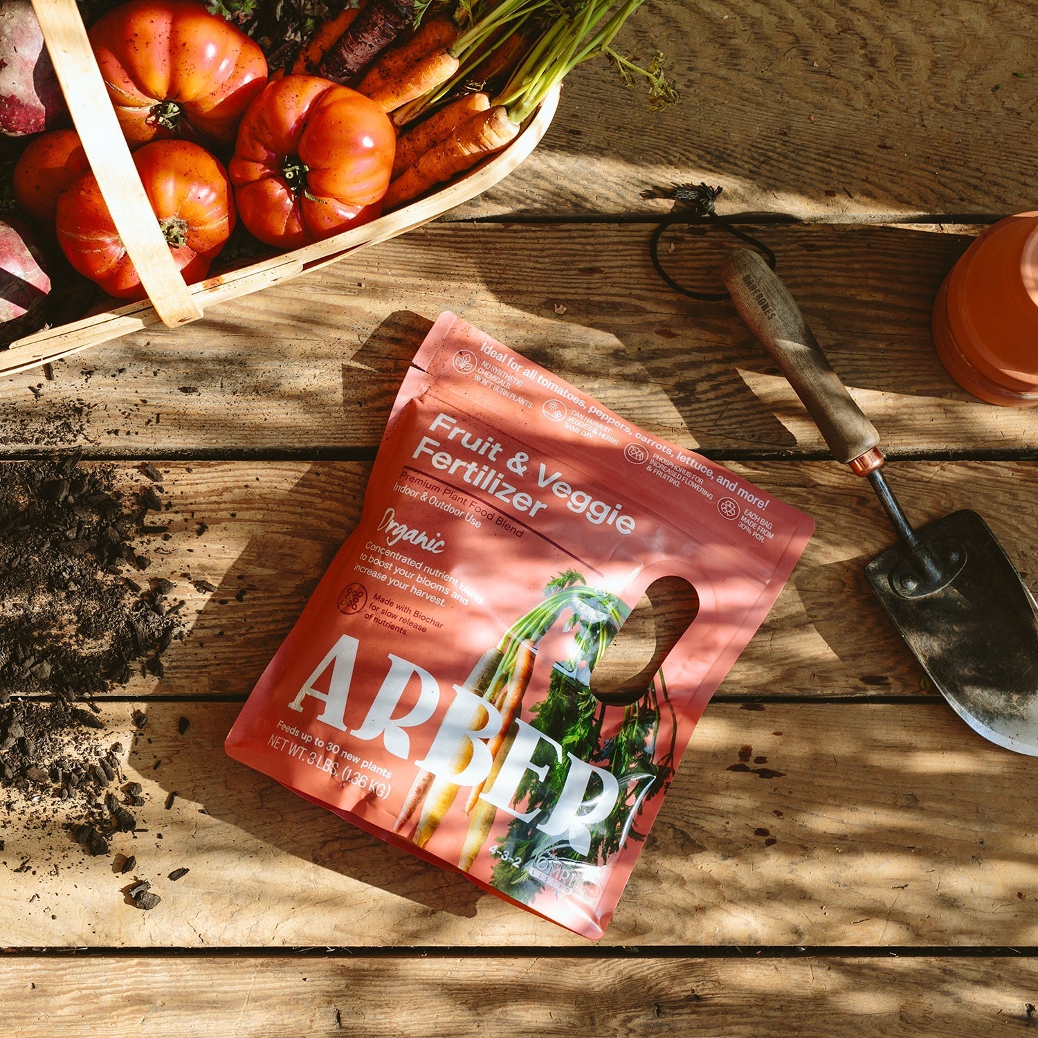 Organic Fruit & Veggie Fertilizer by Arber