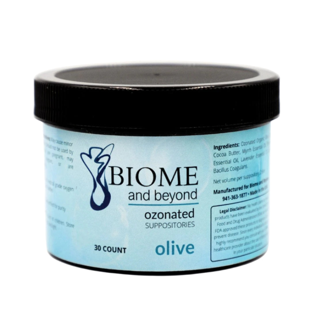 VAGINAL/RECTAL OZONE SUPPOSITORY by Biome and Beyond