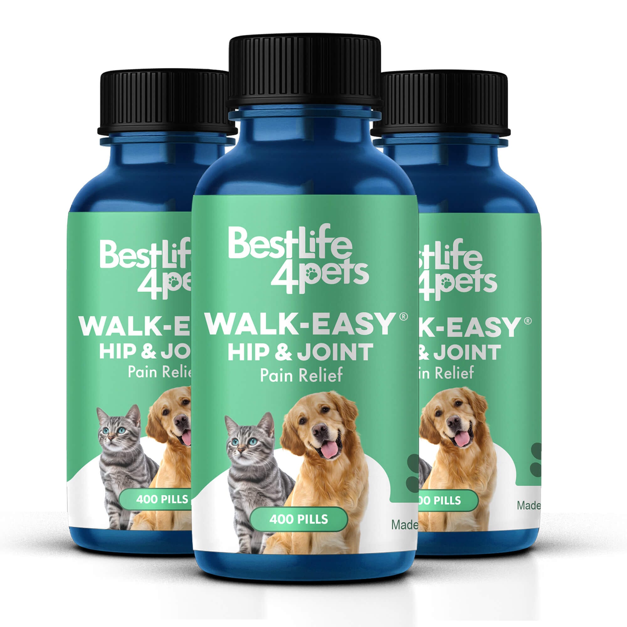 WALK-EASY® Joint and Hip Pain Relief for Dogs and Cats - Helps Arthritis, Torn Ligament and Other Joint Conditions by BestLife4Pets