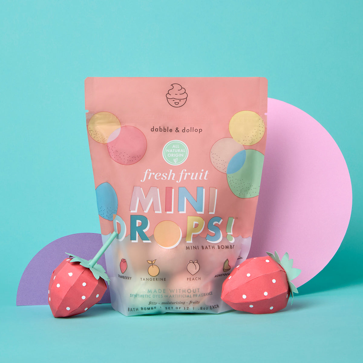 Fresh Fruit Mini Bath Bombs